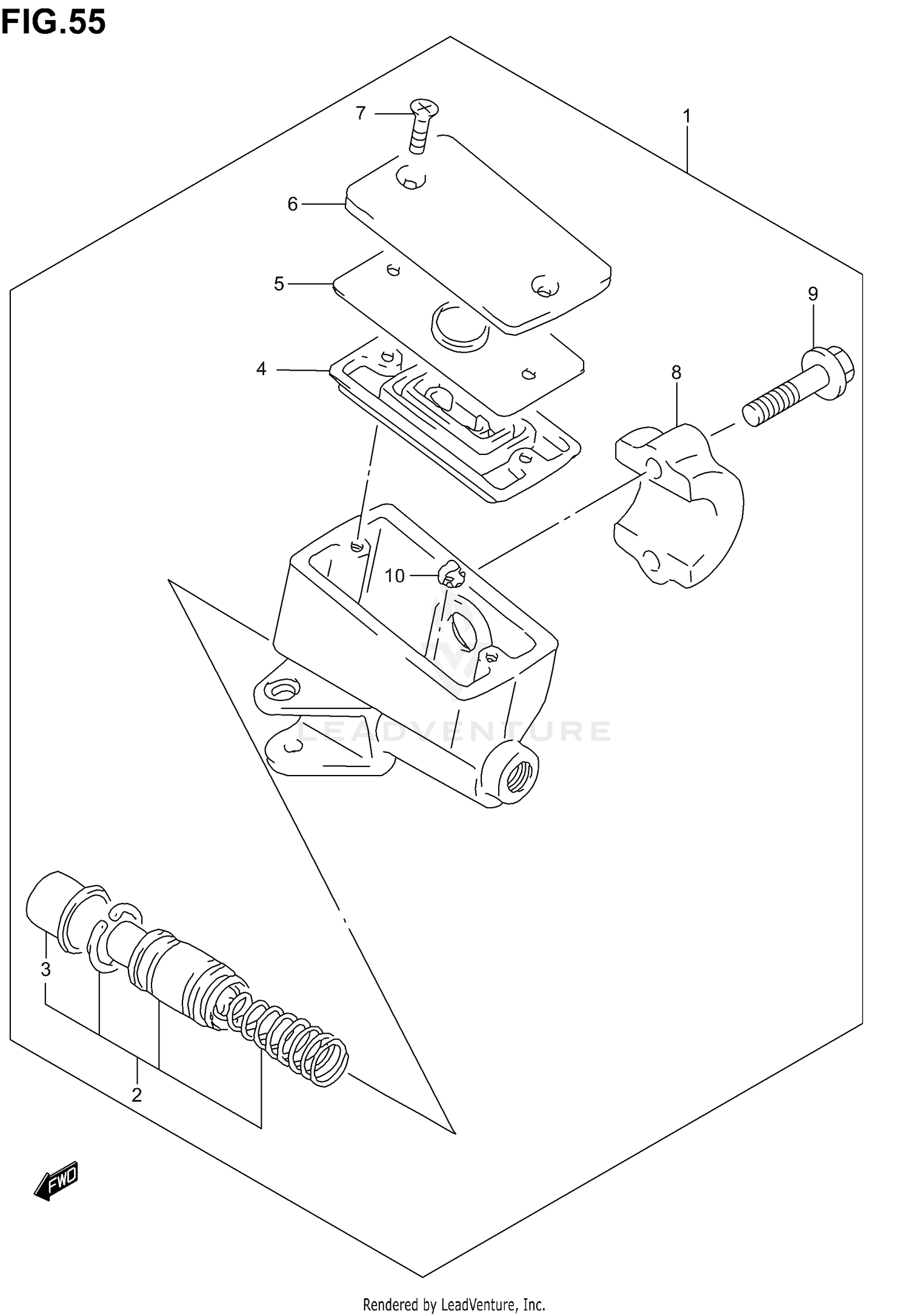 FRONT MASTER CYLINDER