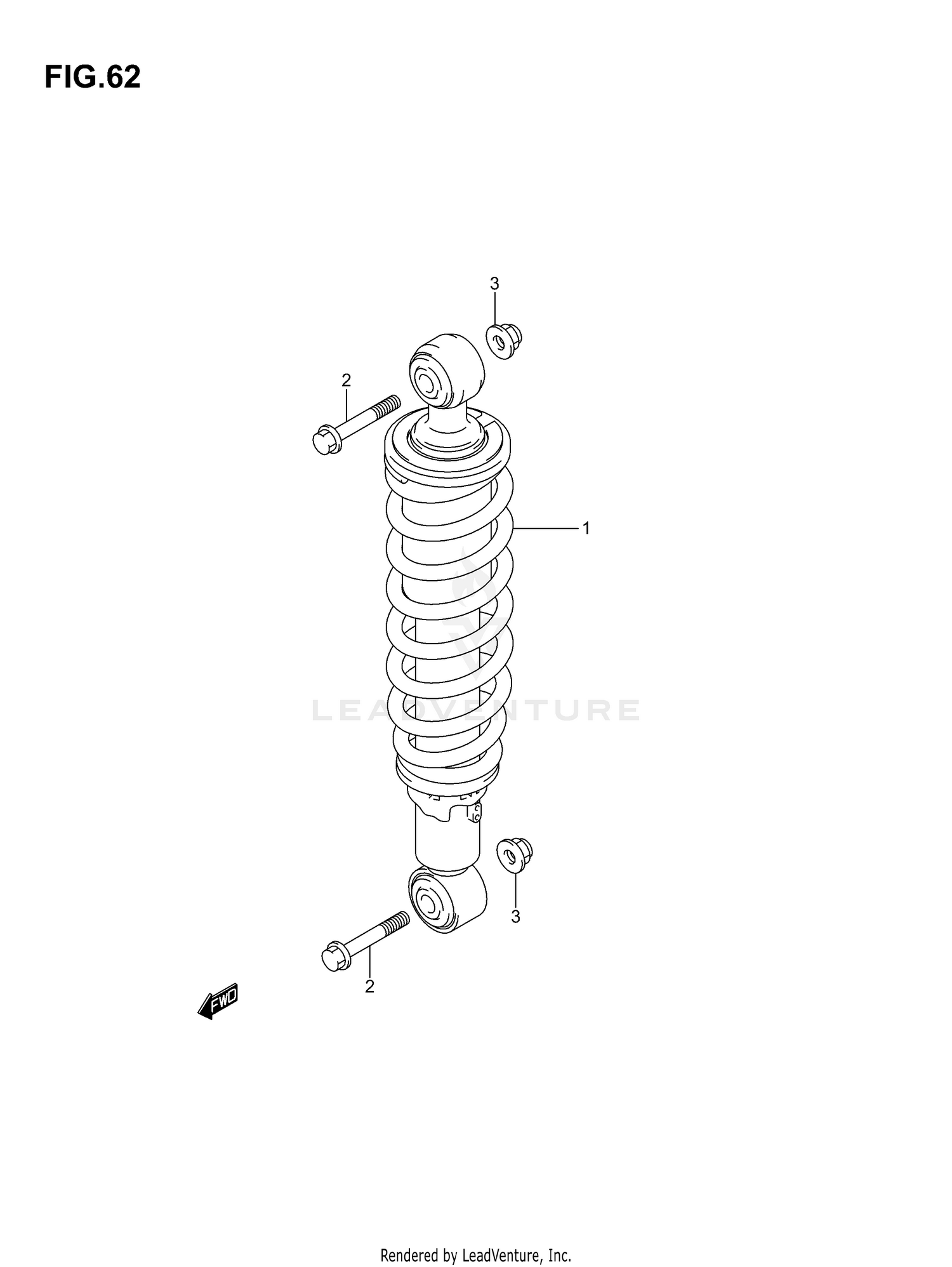 REAR SHOCK ABSORBER