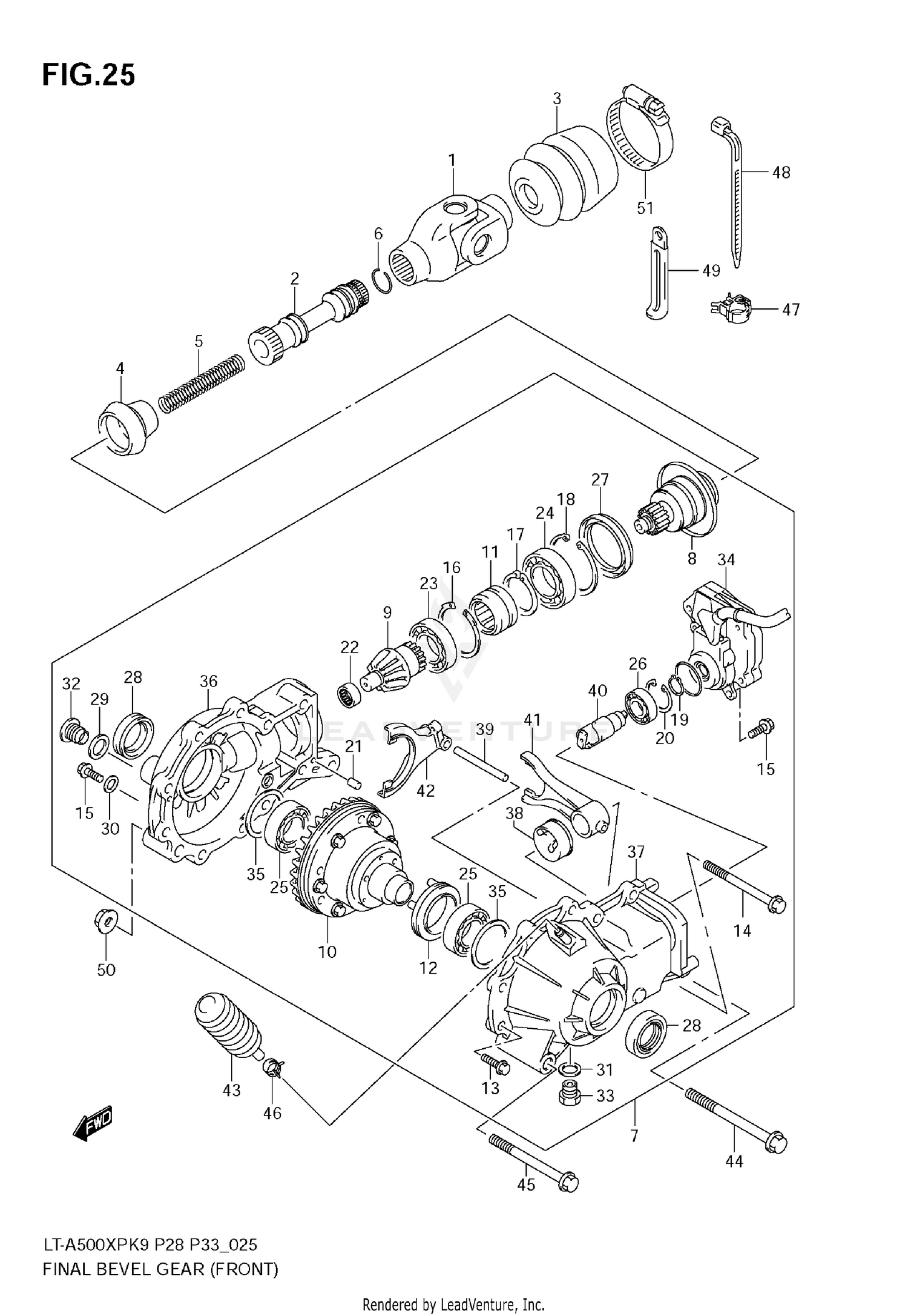 FINAL BEVEL GEAR (FRONT)