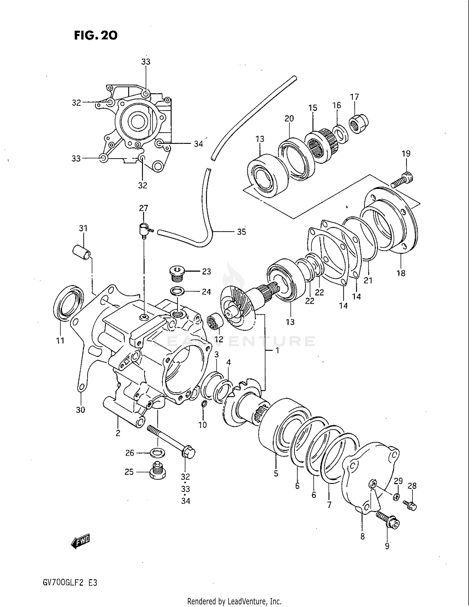 SECONDARY DRIVE GEAR