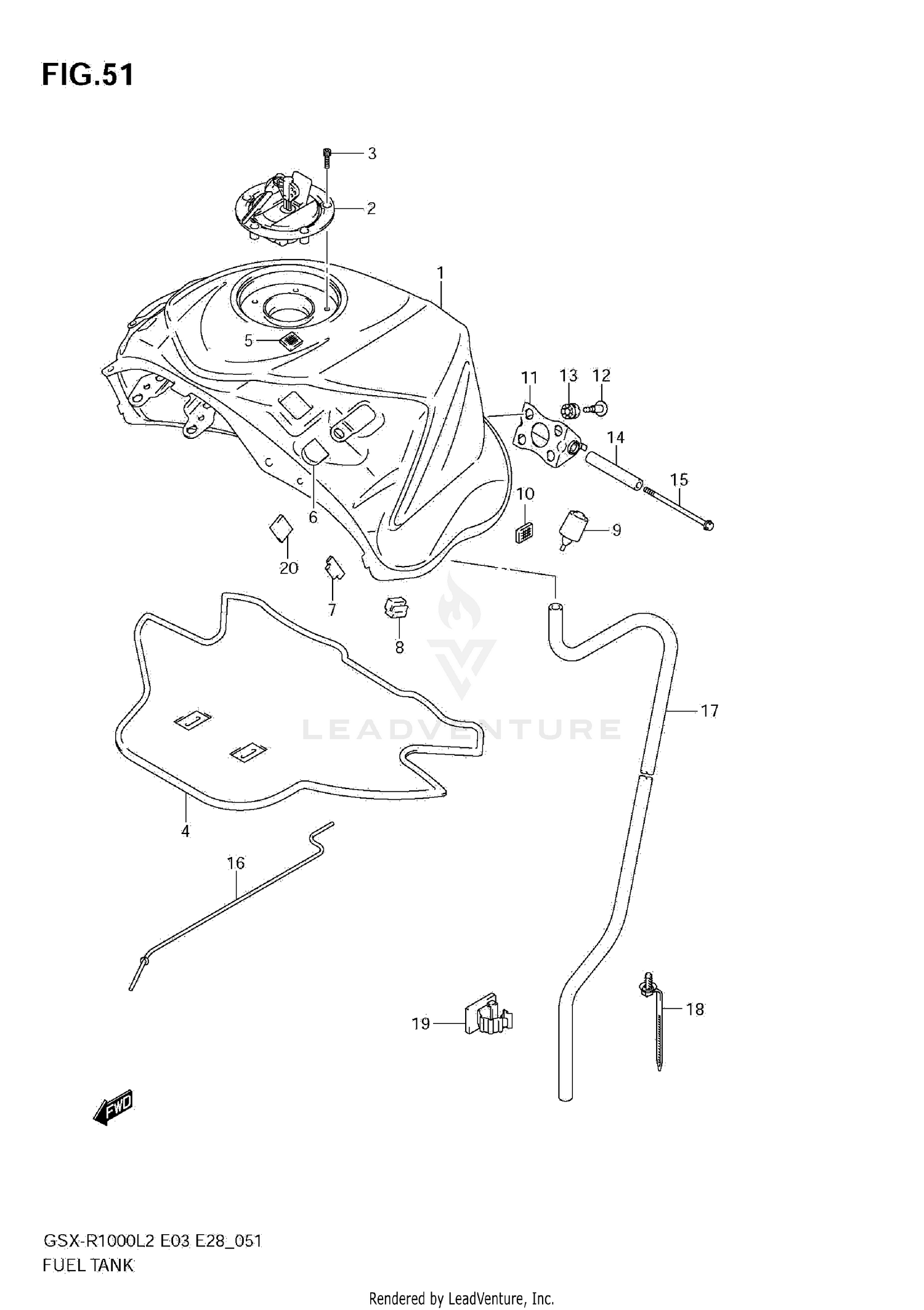 FUEL TANK (GSX-R1000 L2 E33)