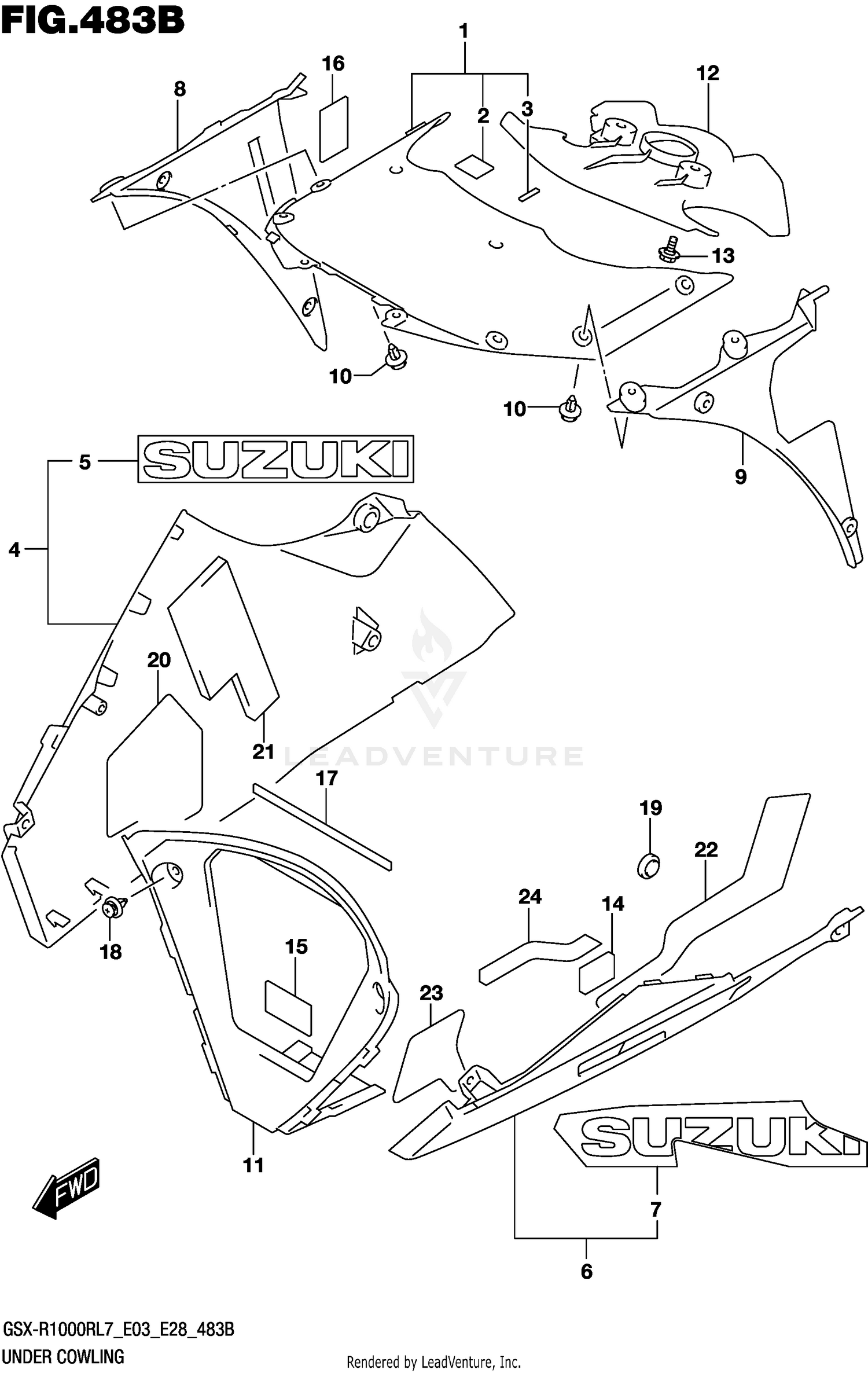 UNDER COWLING (GSX-R1000RL7 E28)