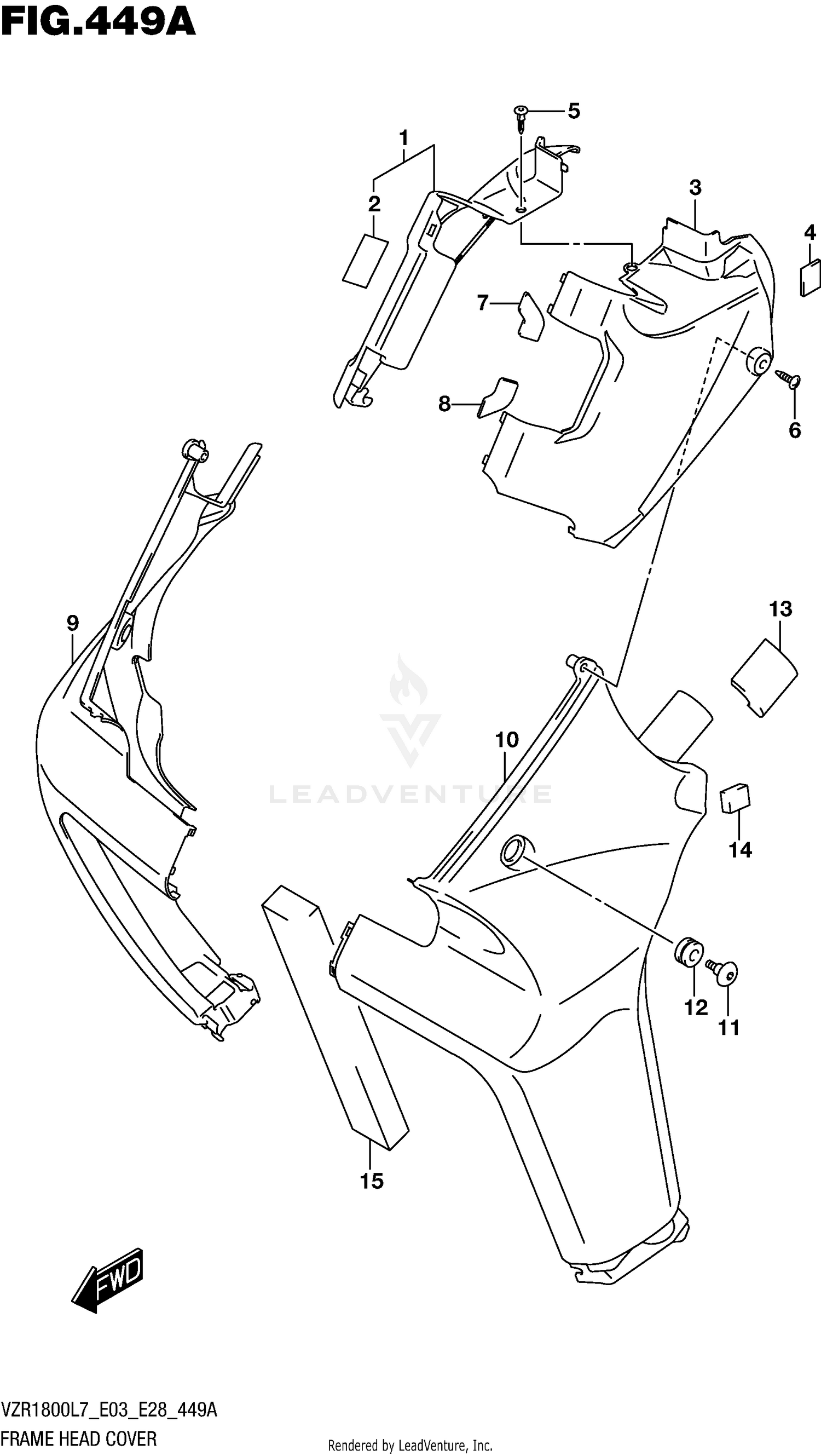 FRAME HEAD COVER (VZR1800L7 E28)