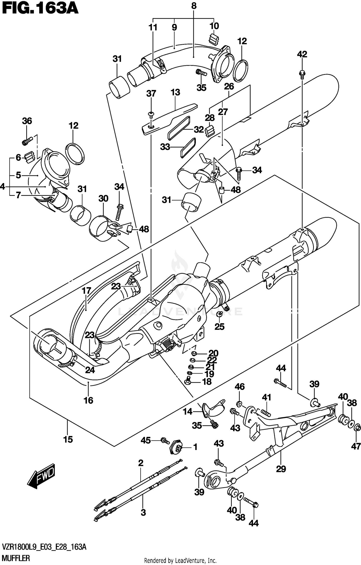 MUFFLER (VZR1800L9 E28)