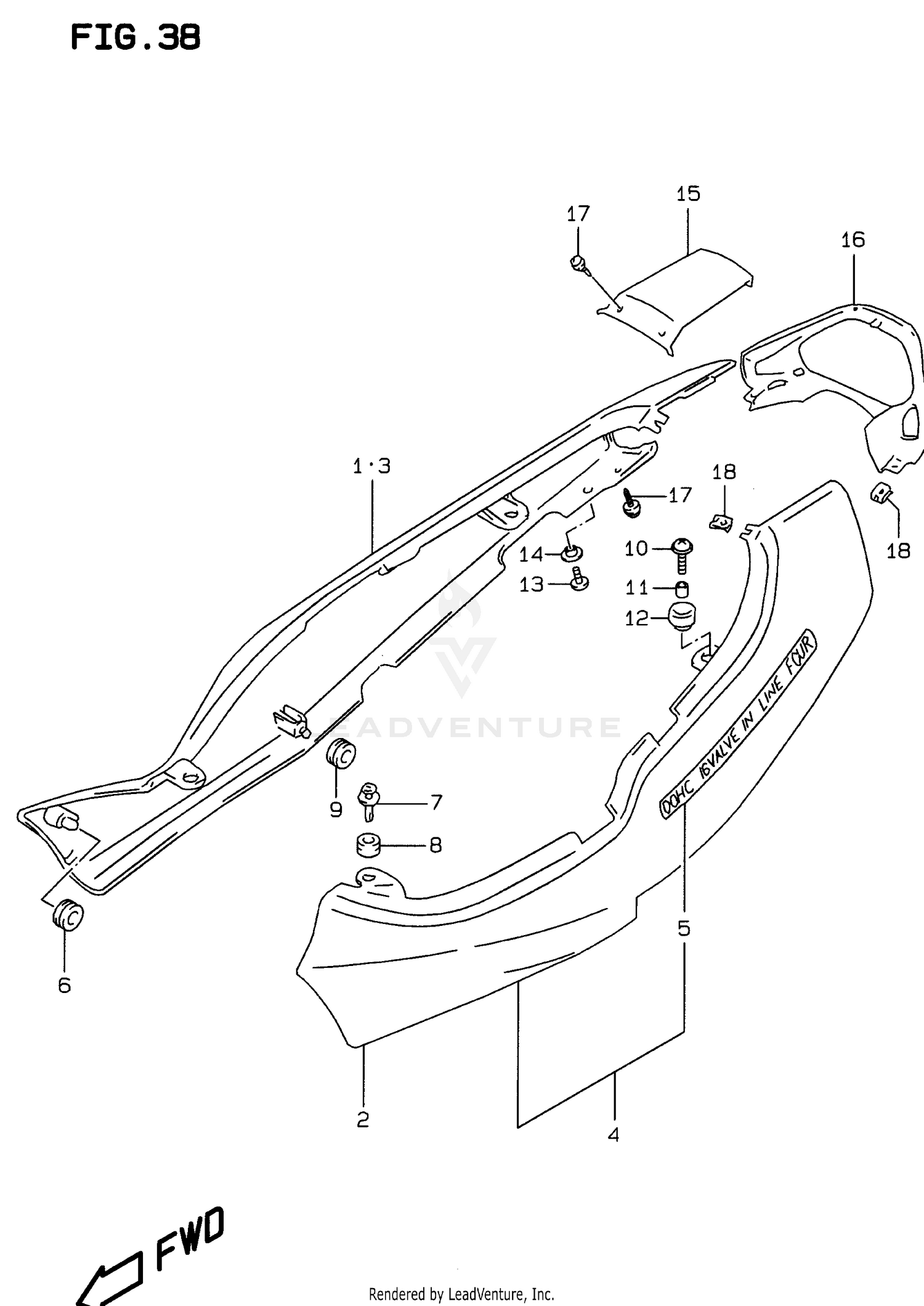 FRAME COVER (MODEL T/V)