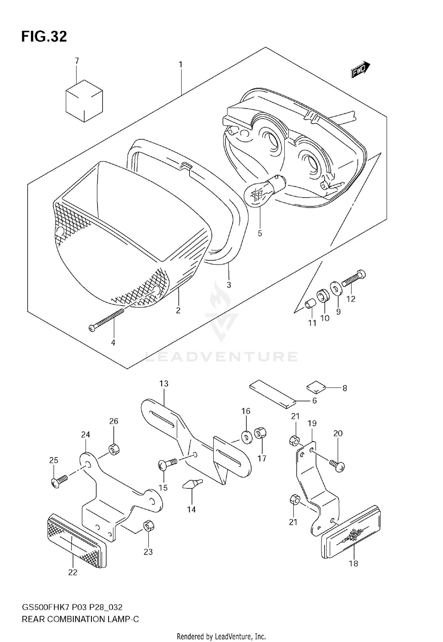 REAR COMBINATION LAMP