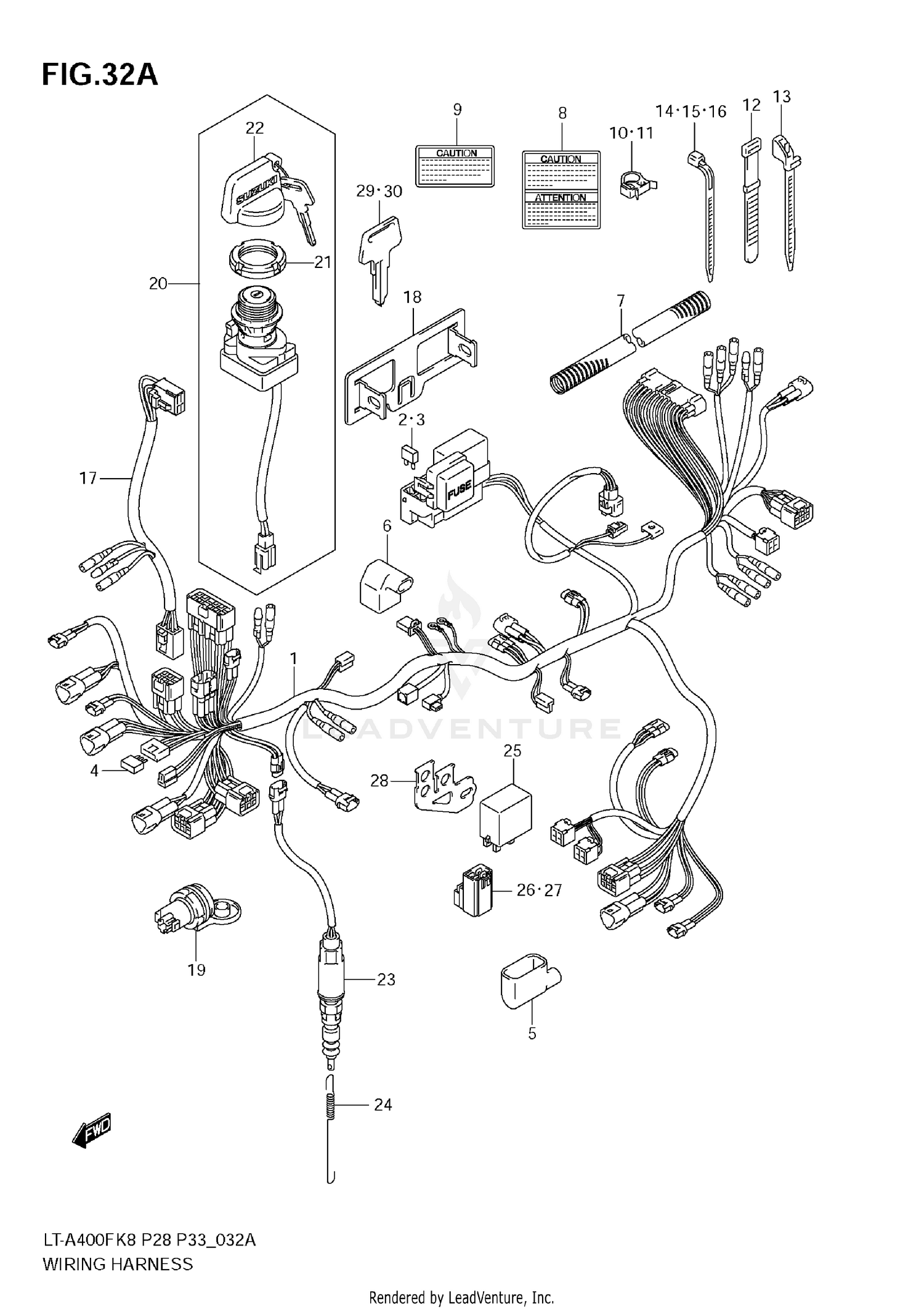 WIRING HARNESS (MODEL L0)