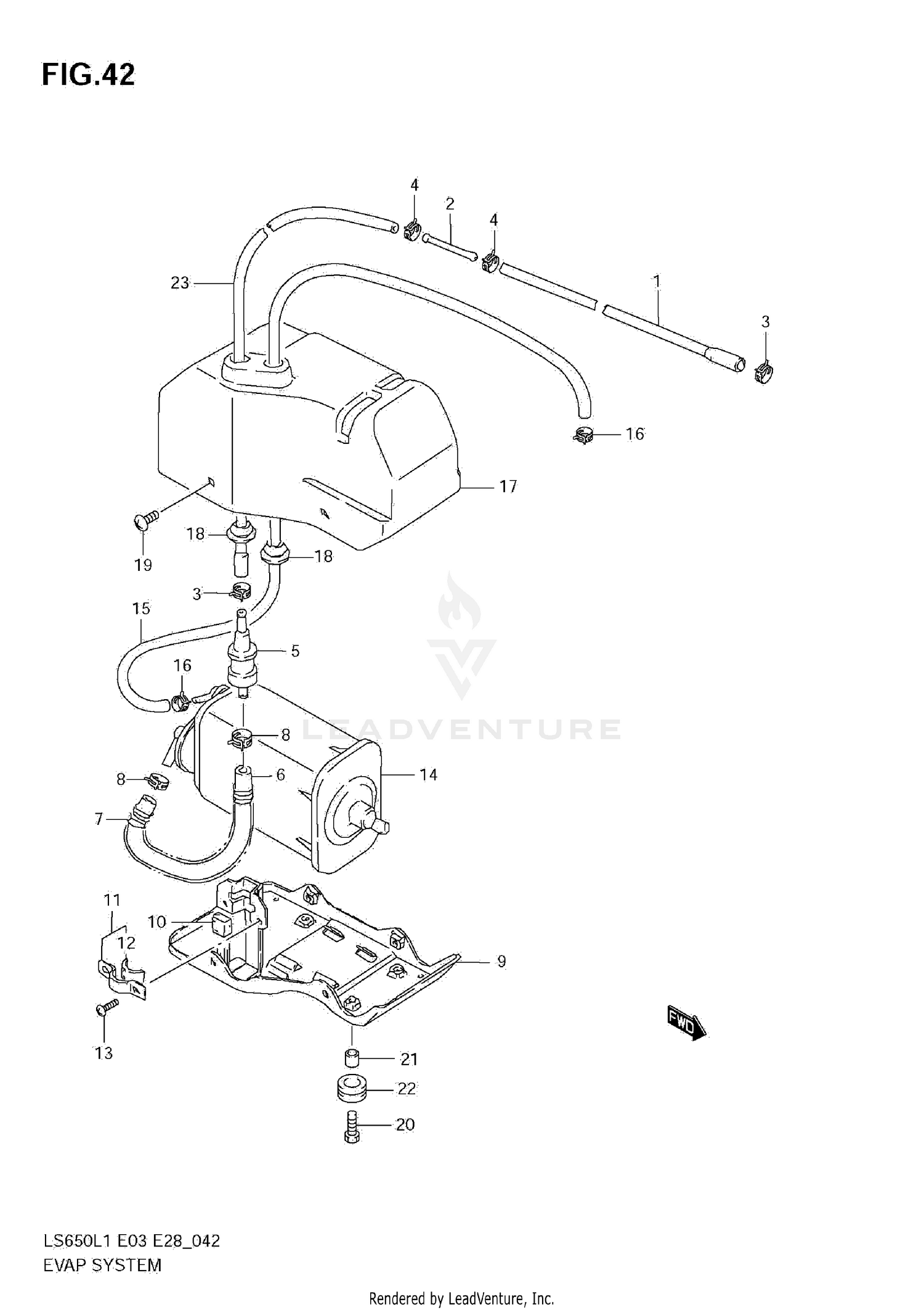 EVAP SYSTEM (LS650L1 E33)