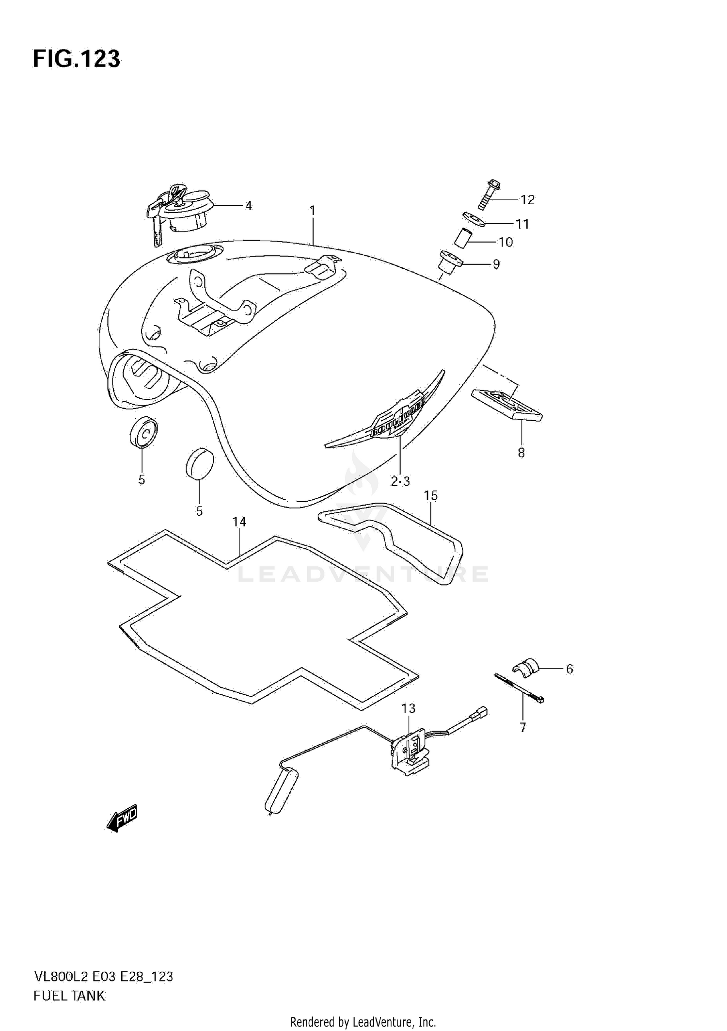 FUEL TANK (VL800C  E28)