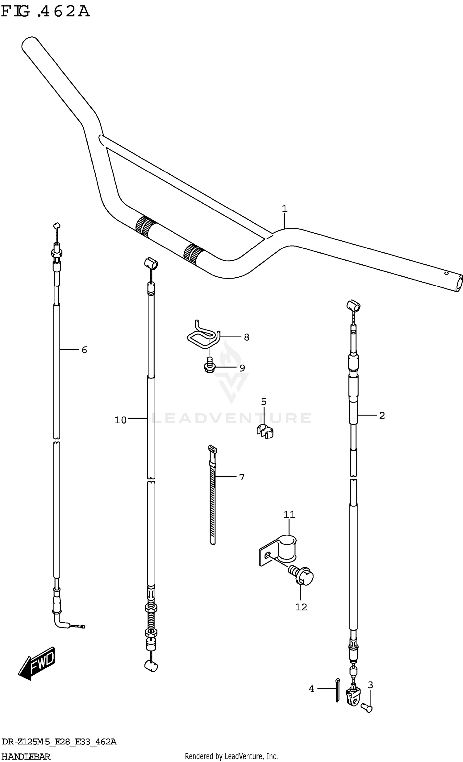 HANDLEBAR (DR-Z125)