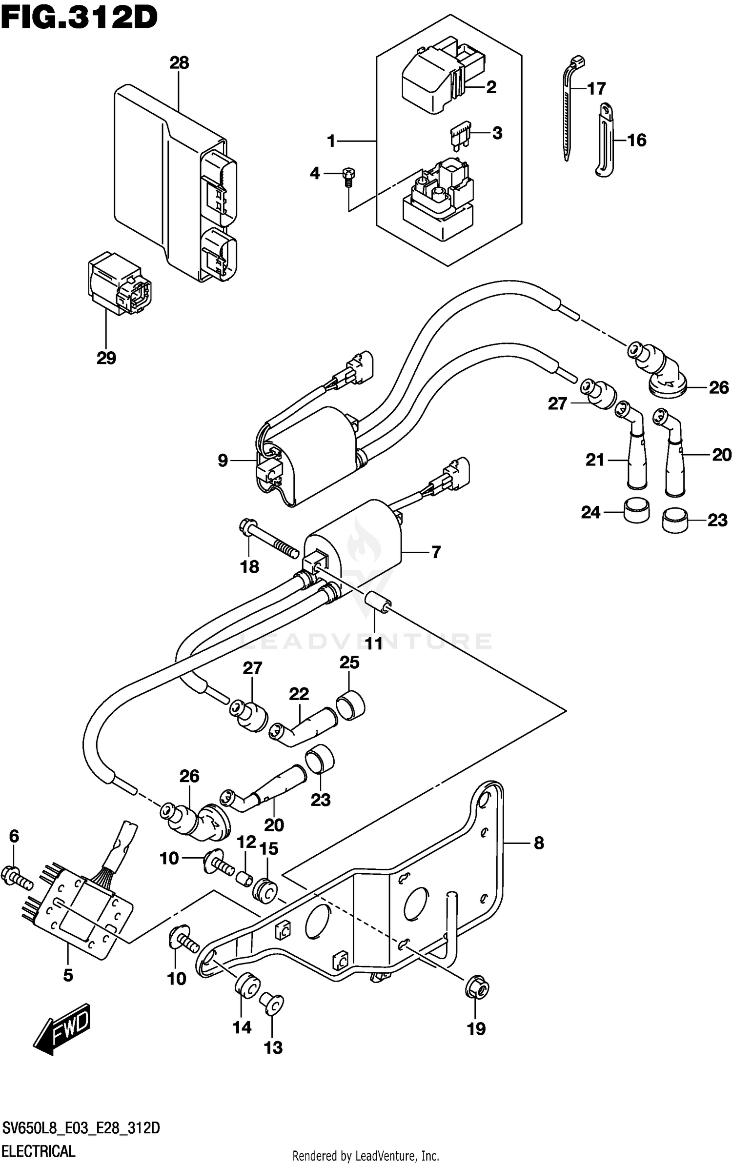 ELECTRICAL (SV650AL8 E33)