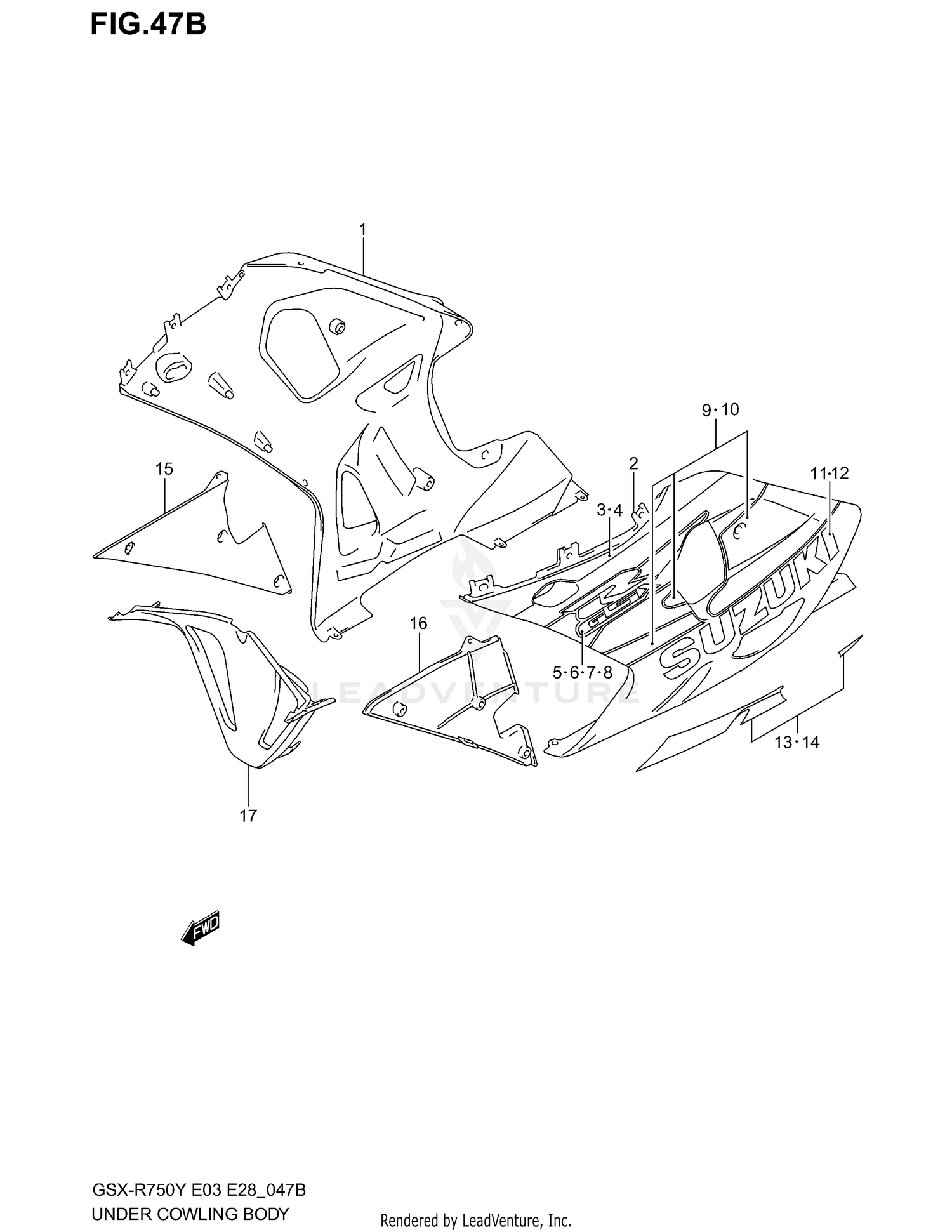 UNDER COWLING (MODEL K2)