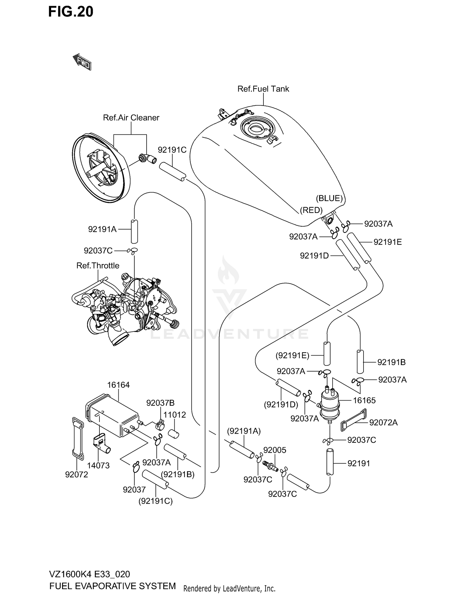 FUEL EVAPORATIVE SYSTEM