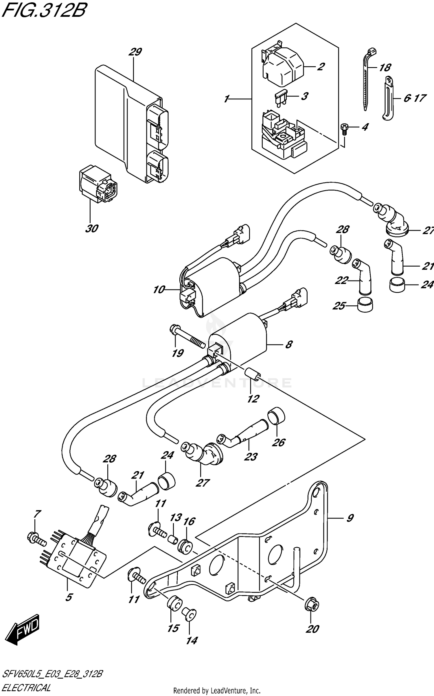 ELECTRICAL (SFV650L5 E28)