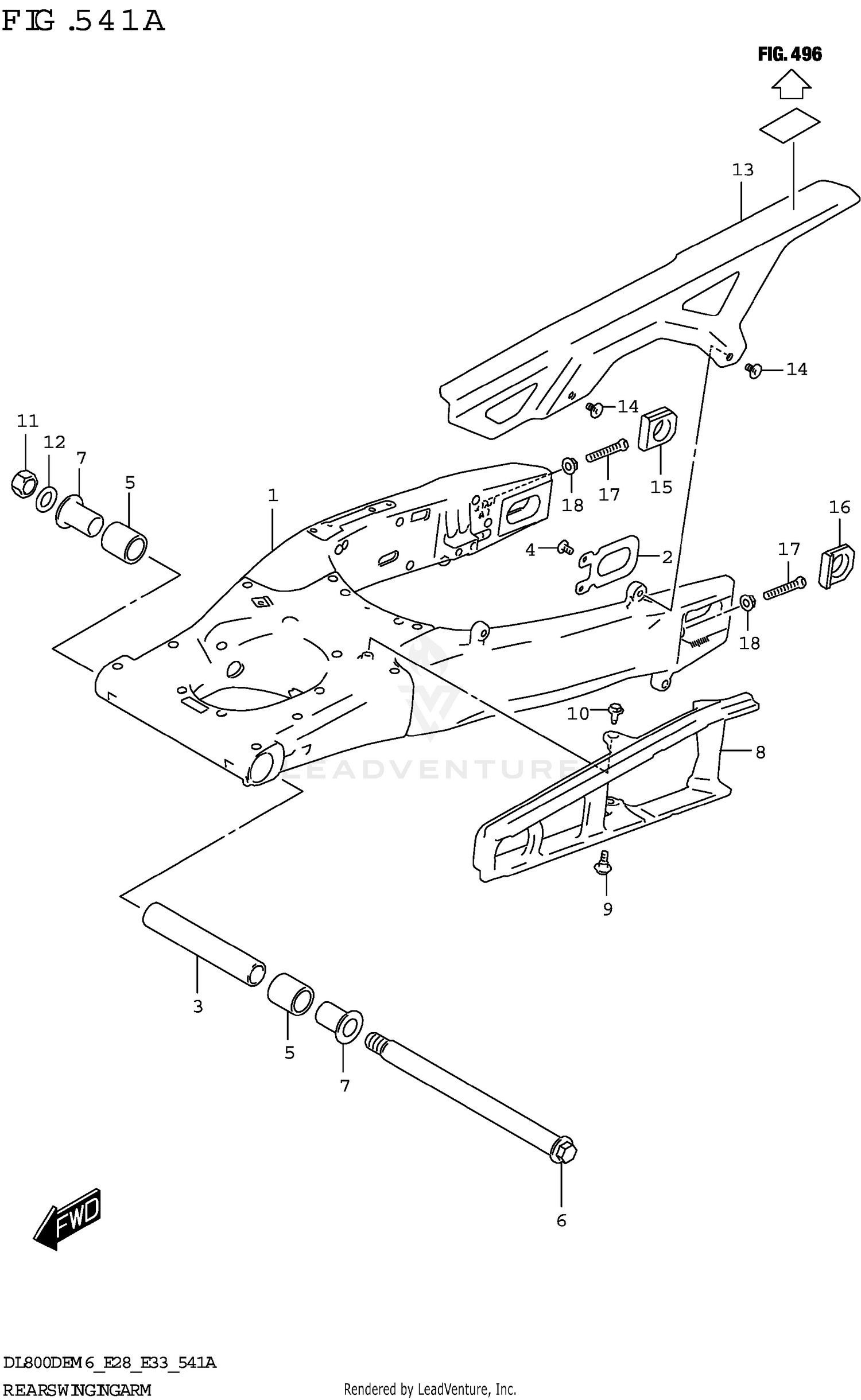 REAR SWINGINGARM