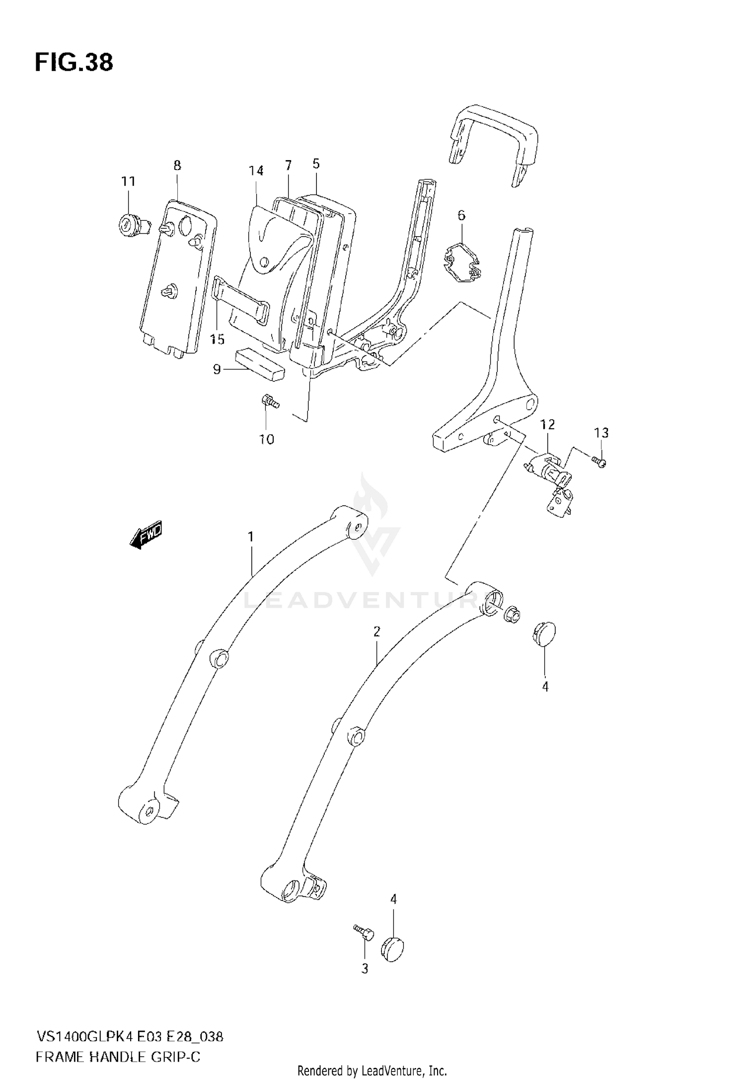 FRAME HANDLE GRIP (MODEL K4)