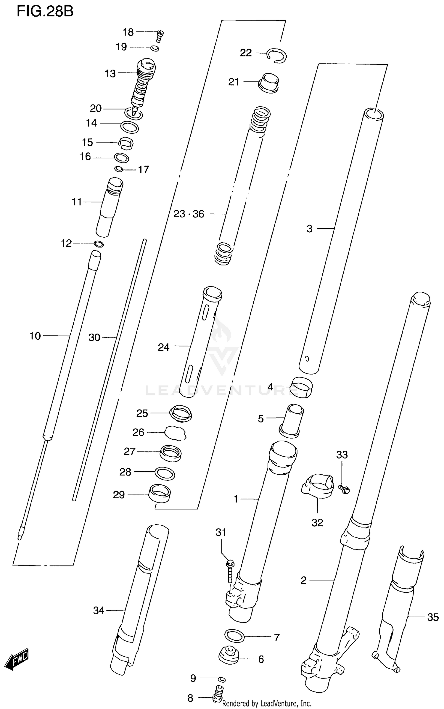 FRONT DAMPER (MODEL W)