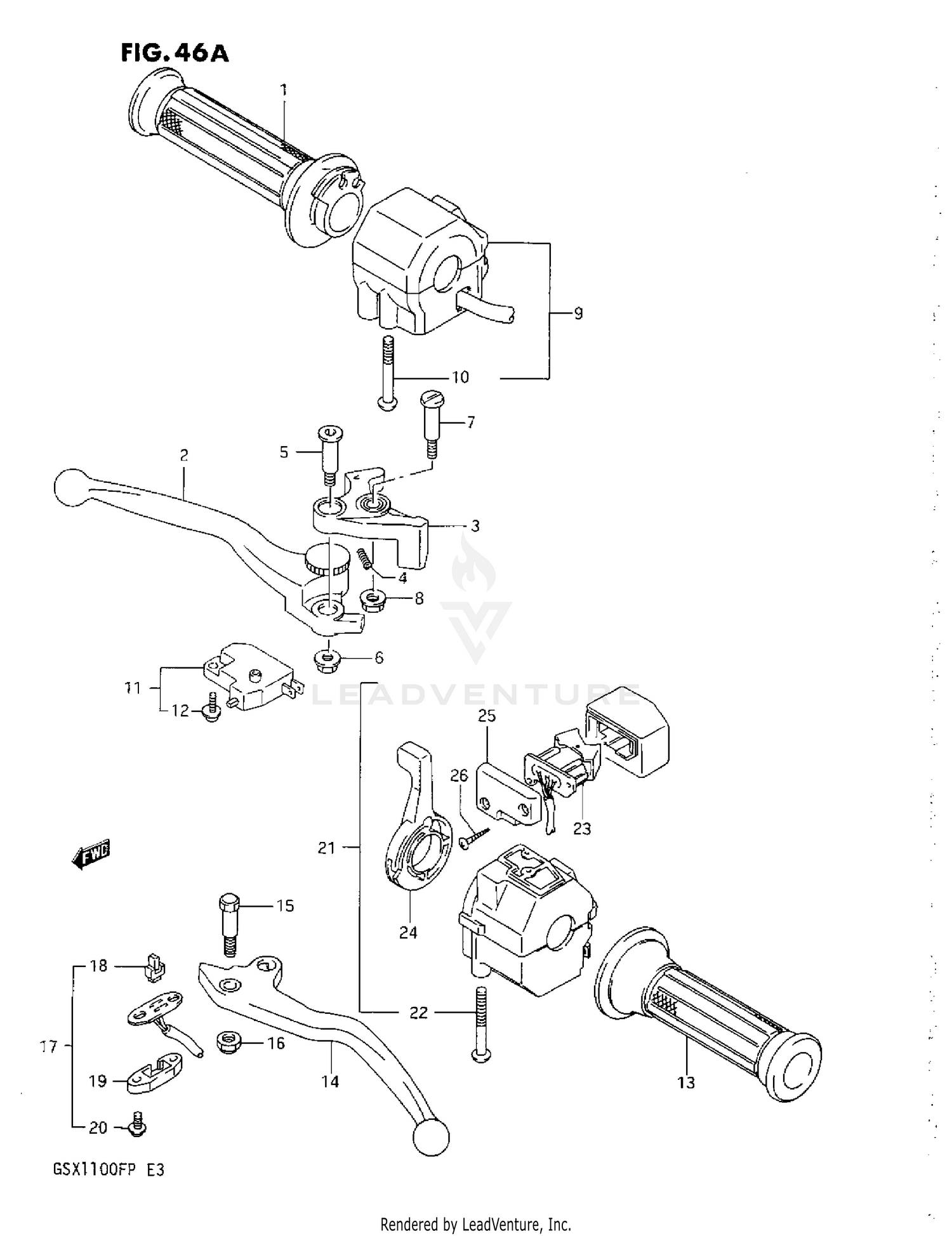 HANDLE SWITCH (K/L/M/N/P)