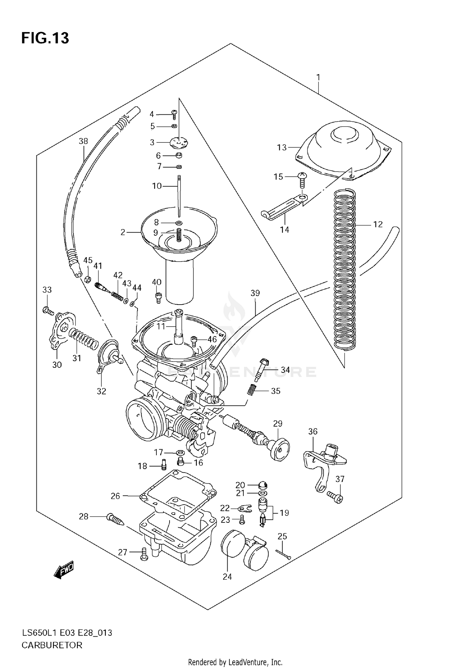 CARBURETOR (LS650L1 E33)