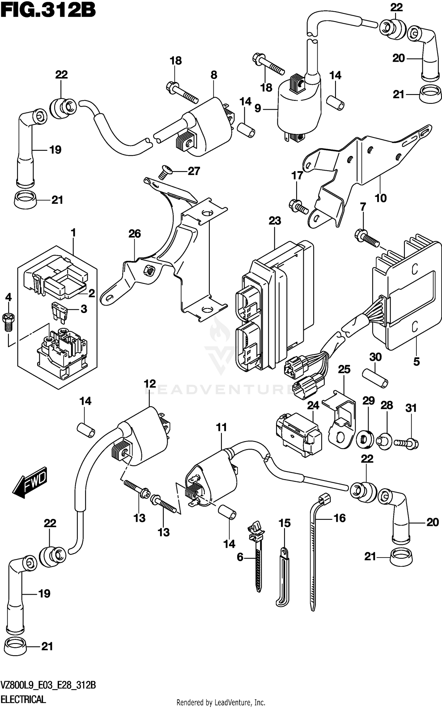 ELECTRICAL (VZ800L9 E28)