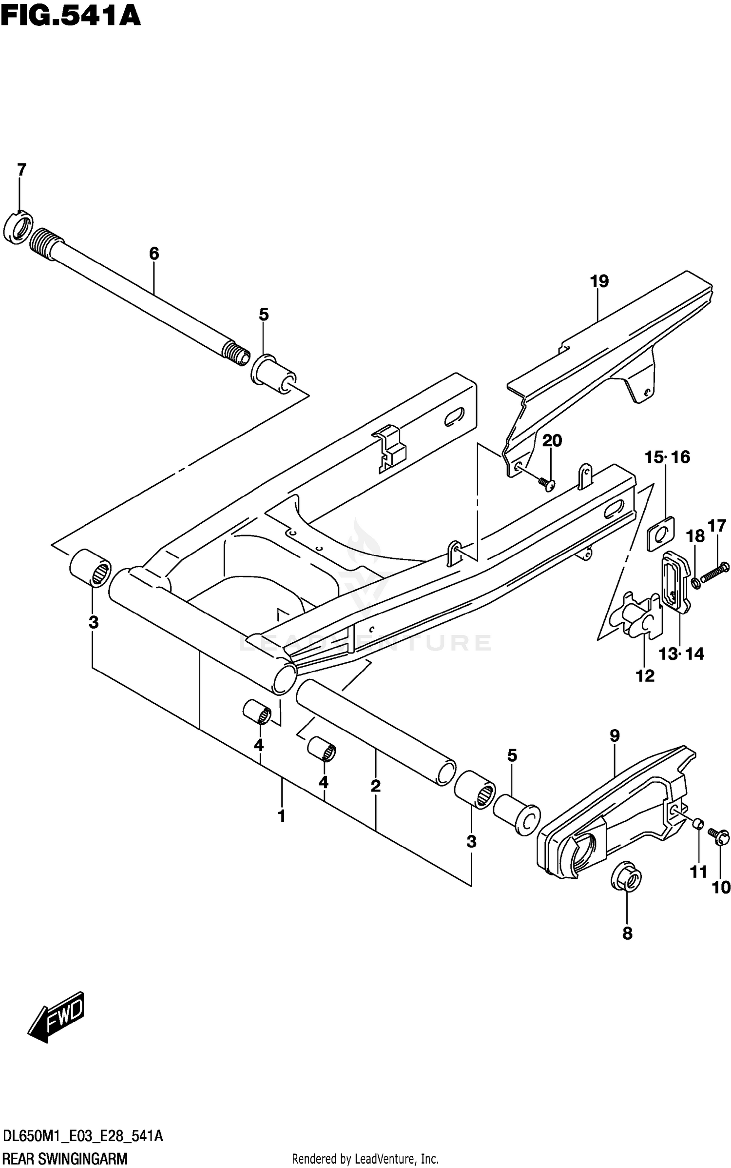REAR SWINGINGARM