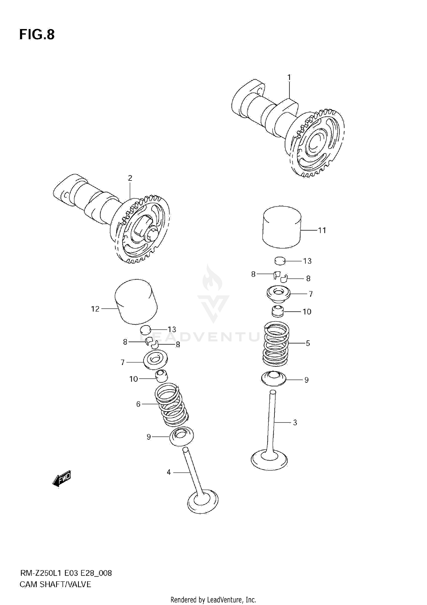 CAMSHAFT - VALVE