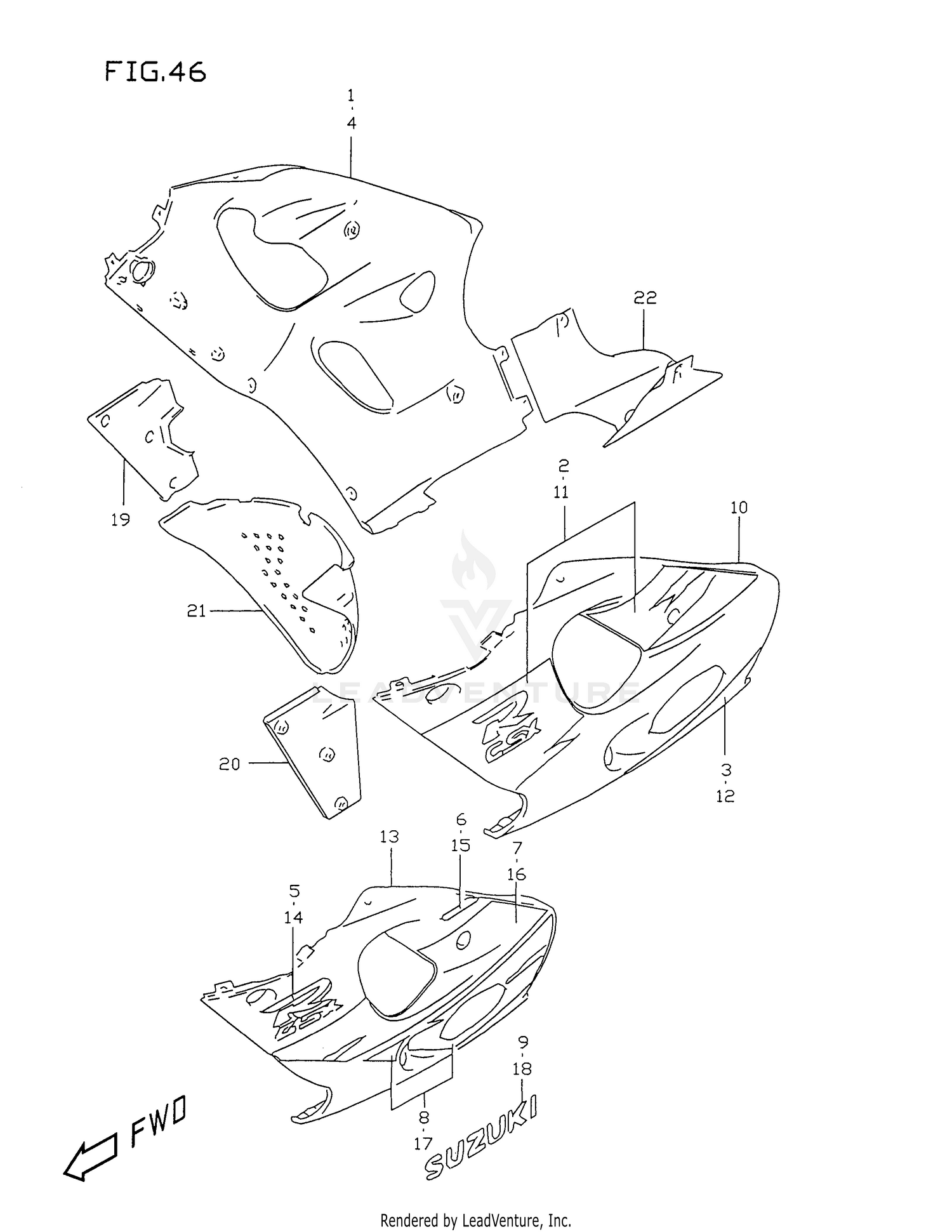 UNDER COWLING BODY (MODEL T)