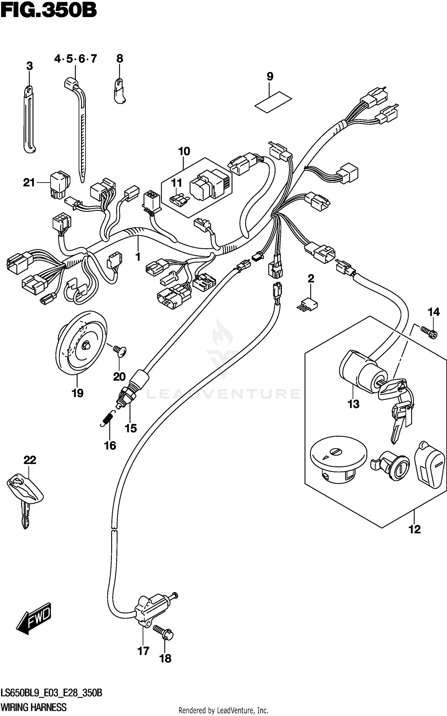 WIRING HARNESS (LS650BL9 E28)