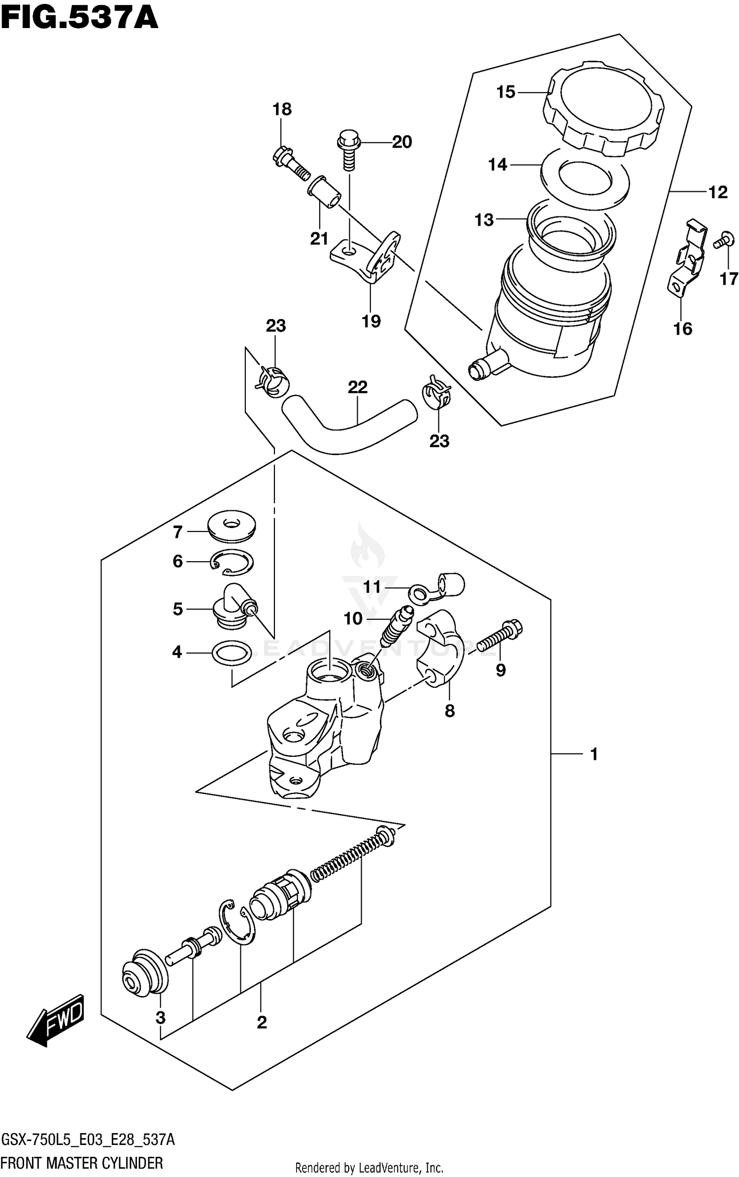 FRONT MASTER CYLINDER