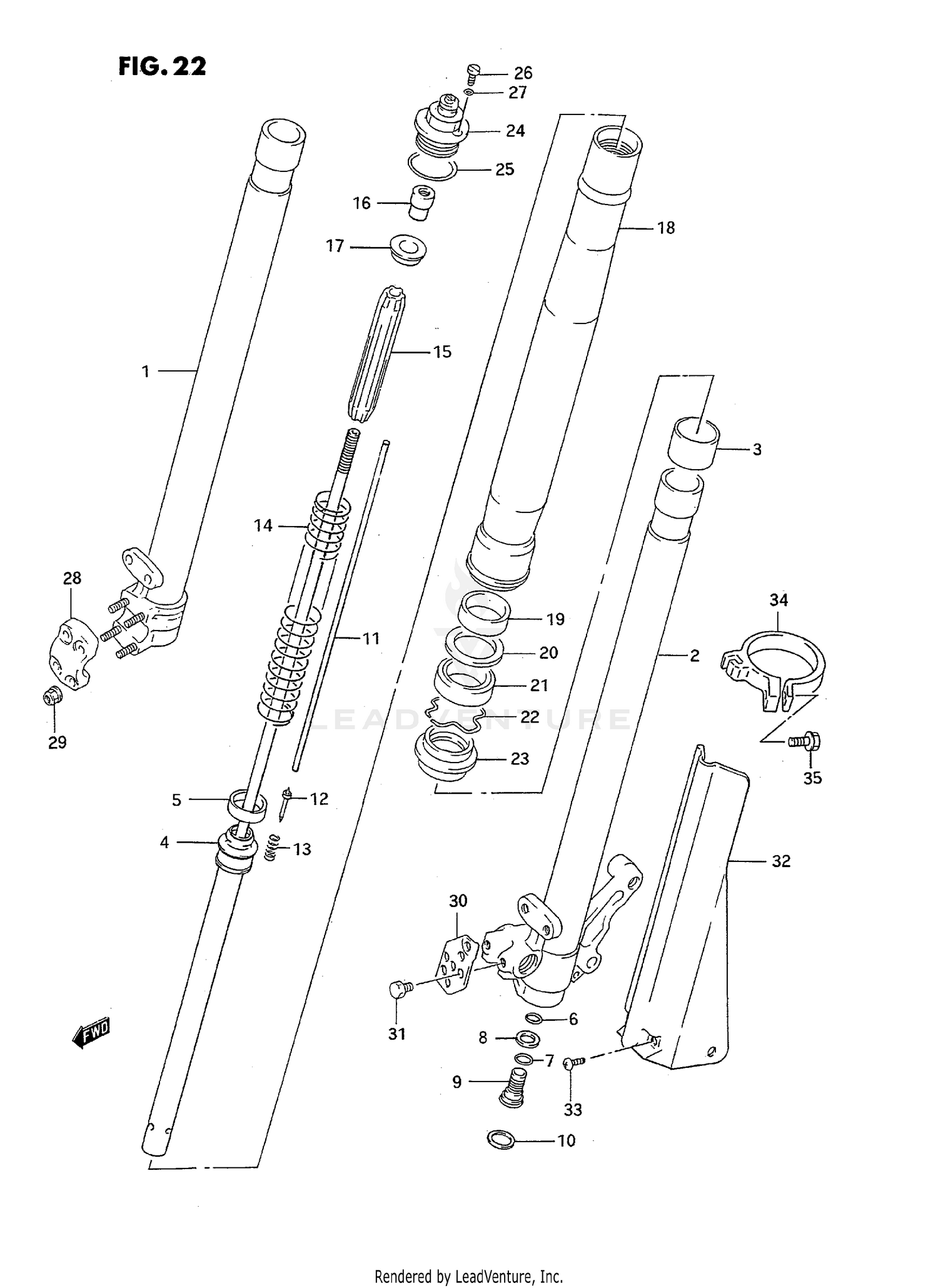 FRONT DAMPER (MODEL N)