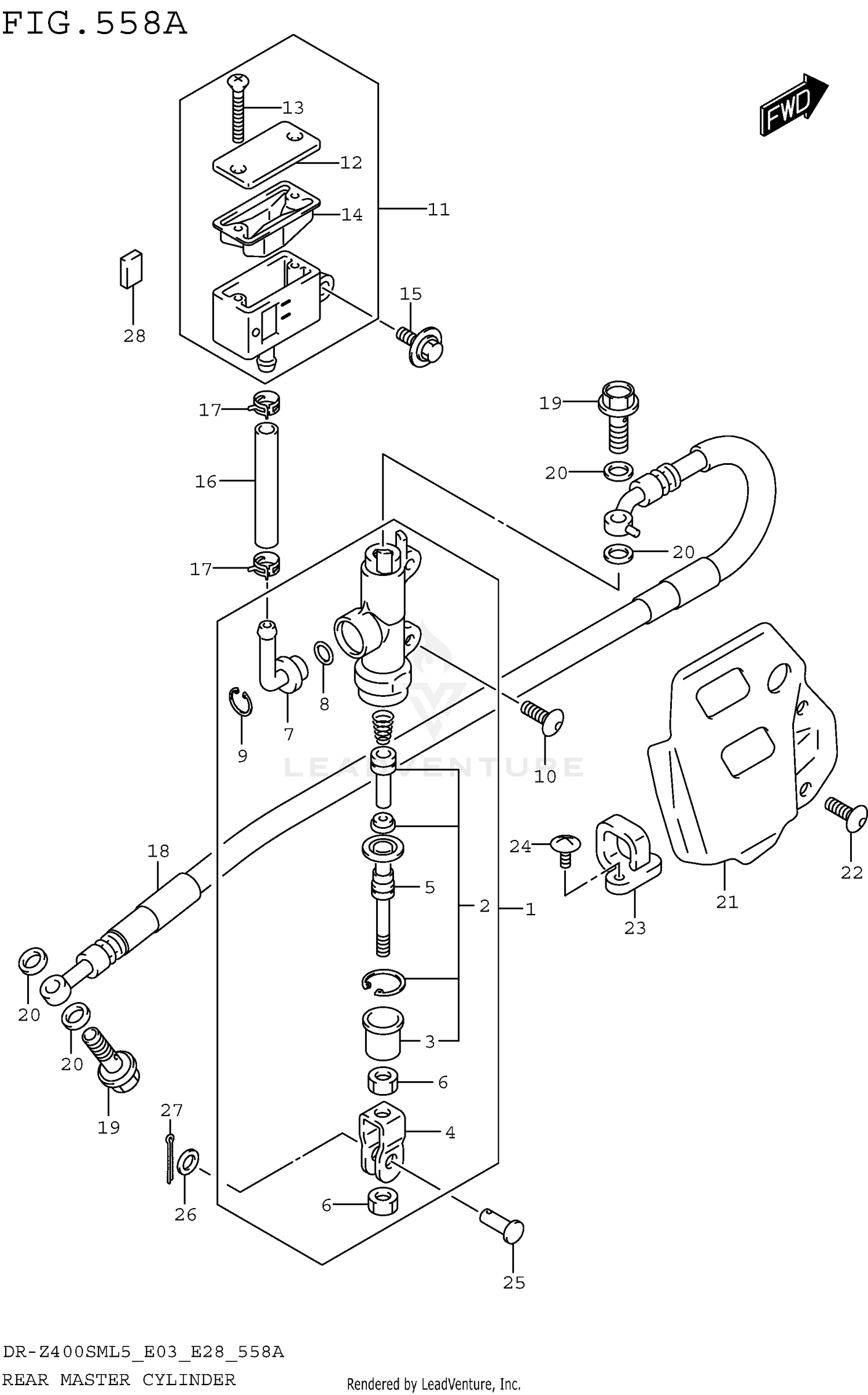 REAR MASTER CYLINDER