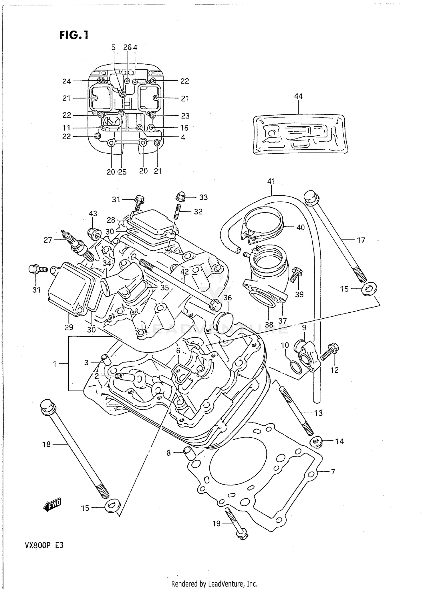 CYLINDER HEAD (FRONT)