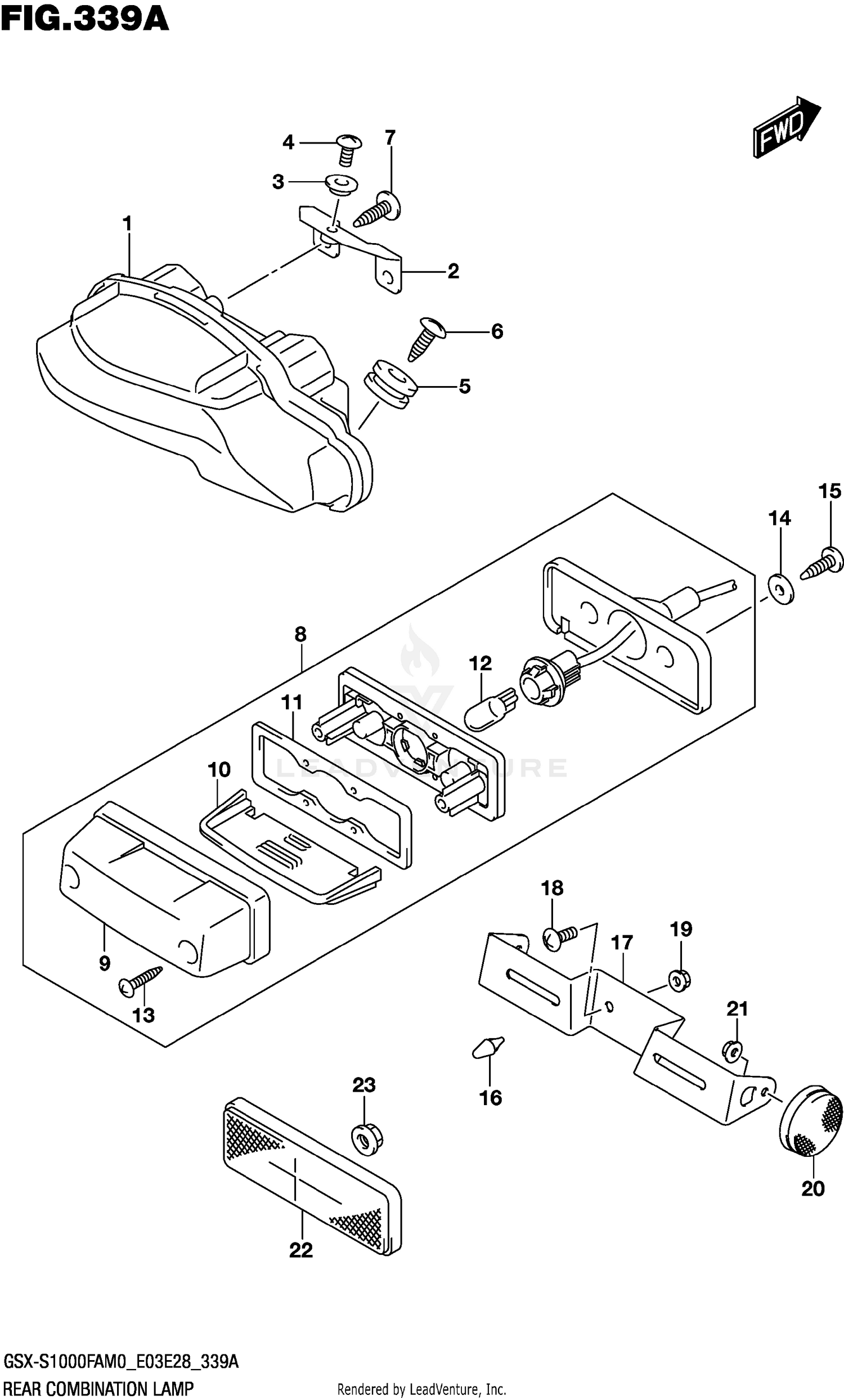 REAR COMBINATION LAMP