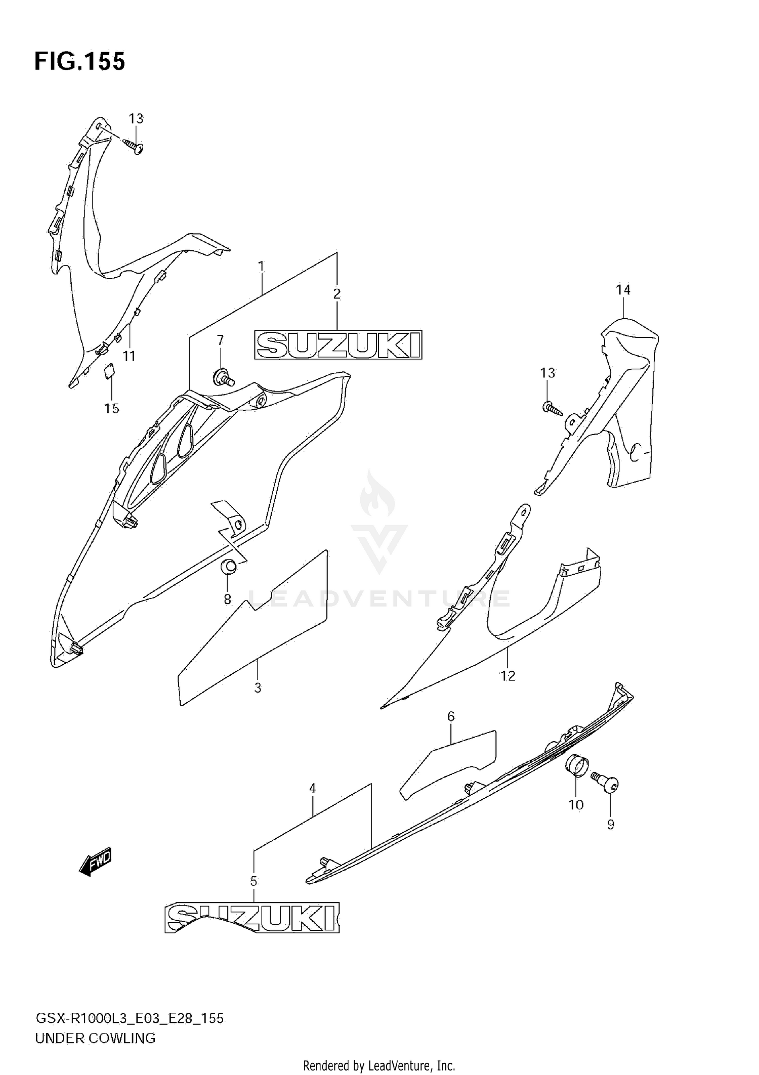 UNDER COWLING (GSX-R1000L3 E03)