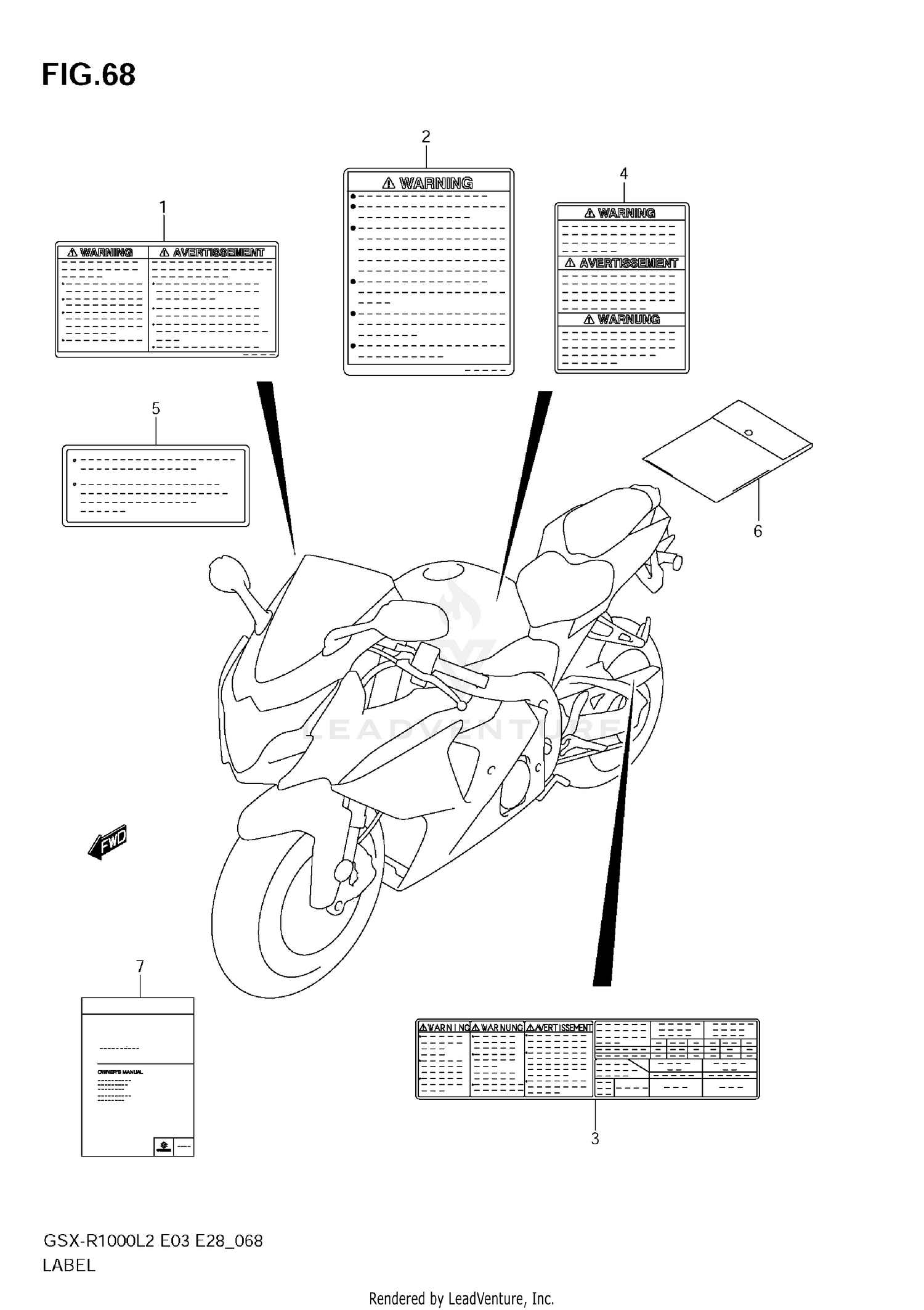 LABEL (GSX-R1000 L2 E28)