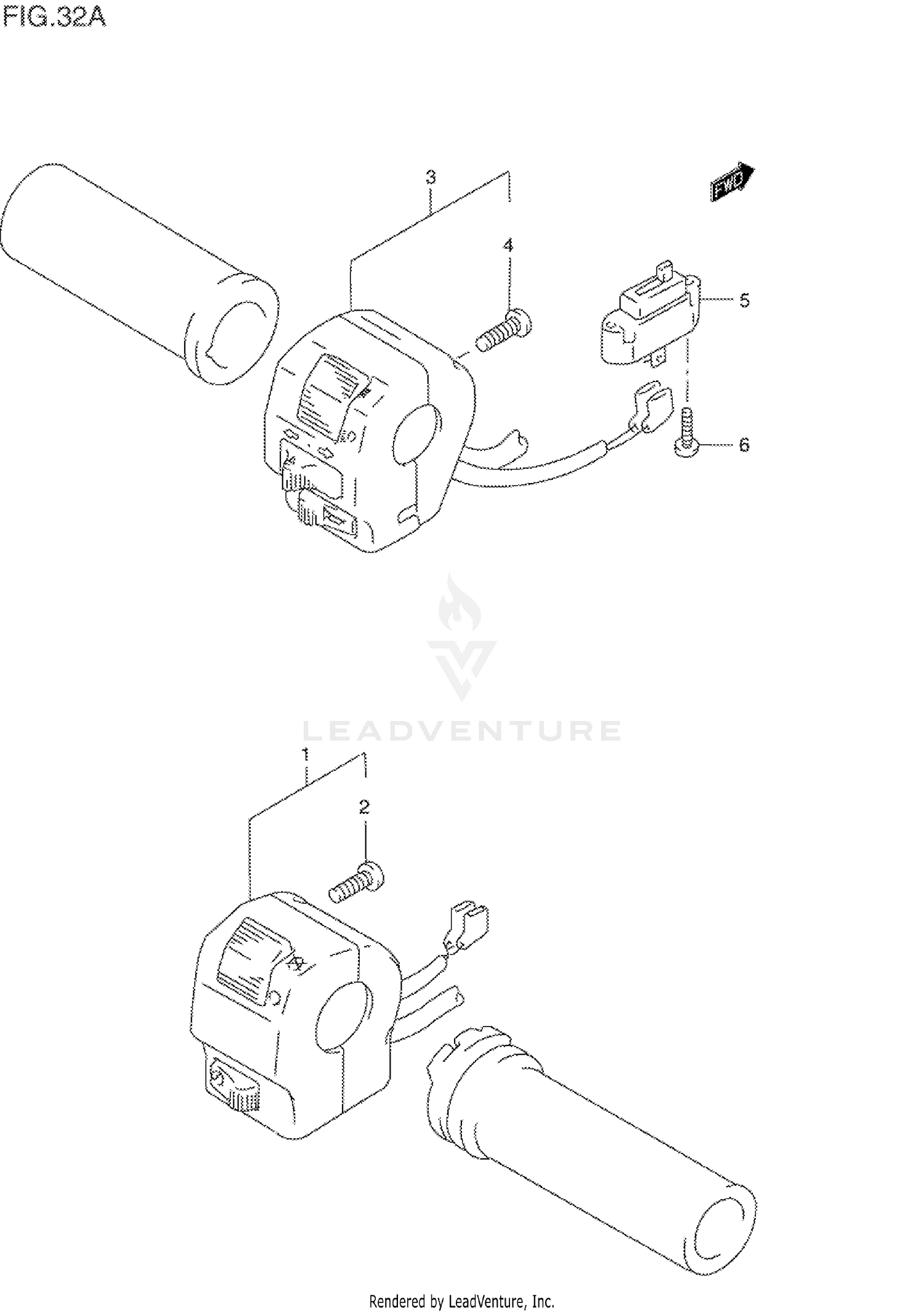 HANDLE SWITCH (MODEL S/T/V)
