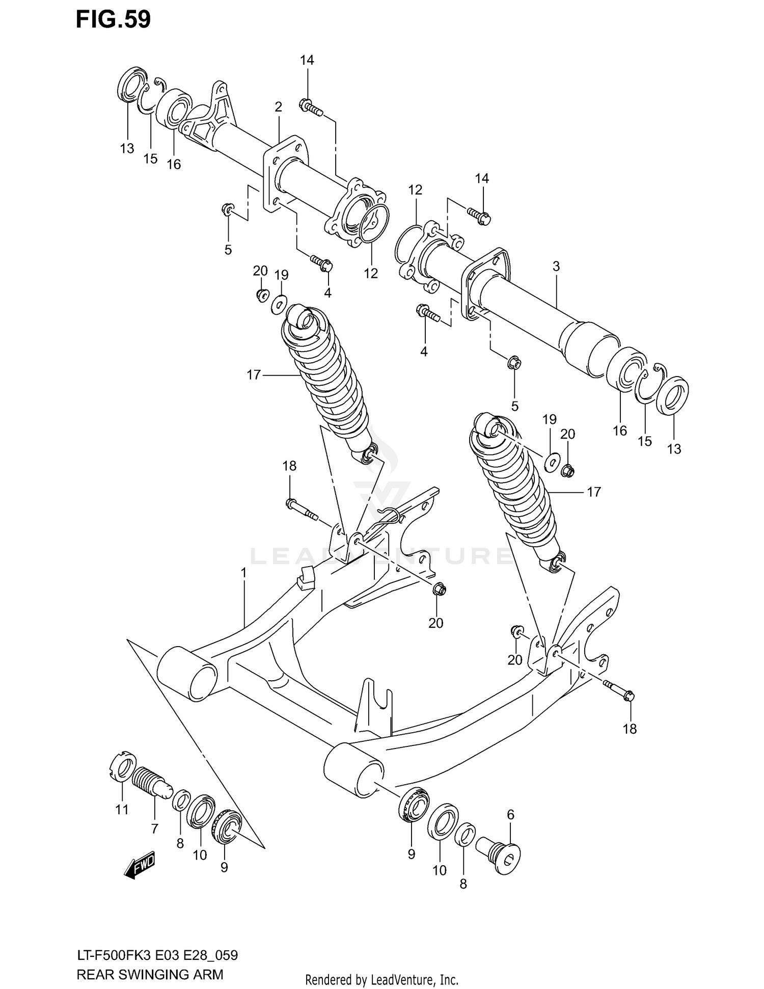 REAR SWINGINGARM