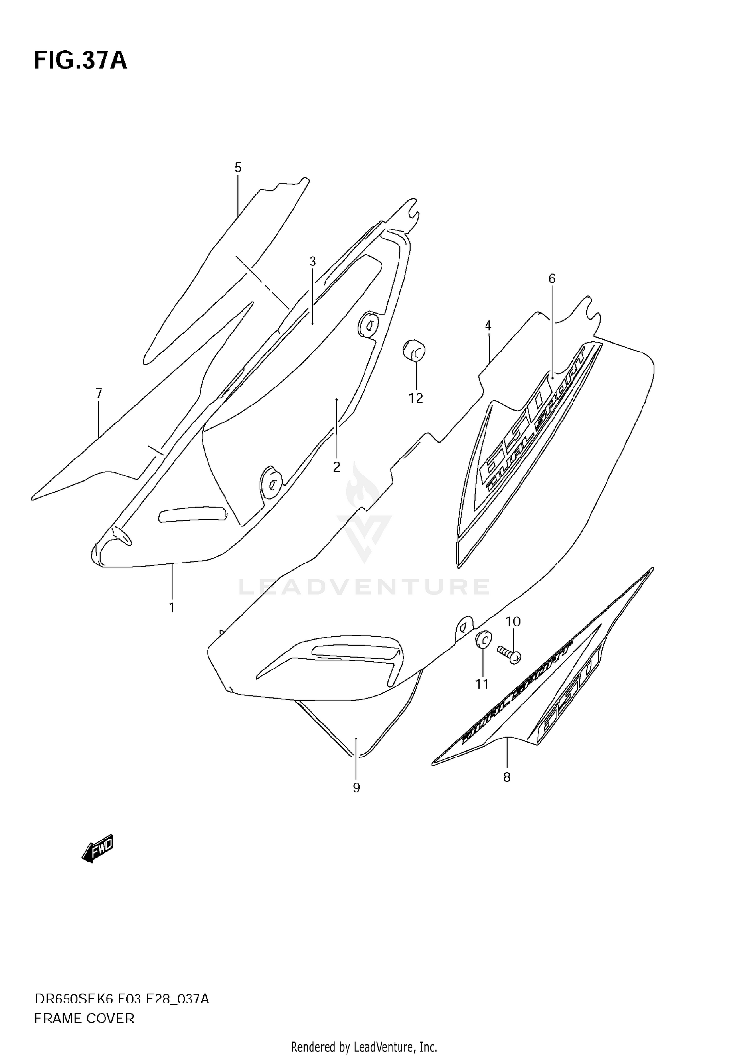 FRAME COVER (MODEL K8/K9)