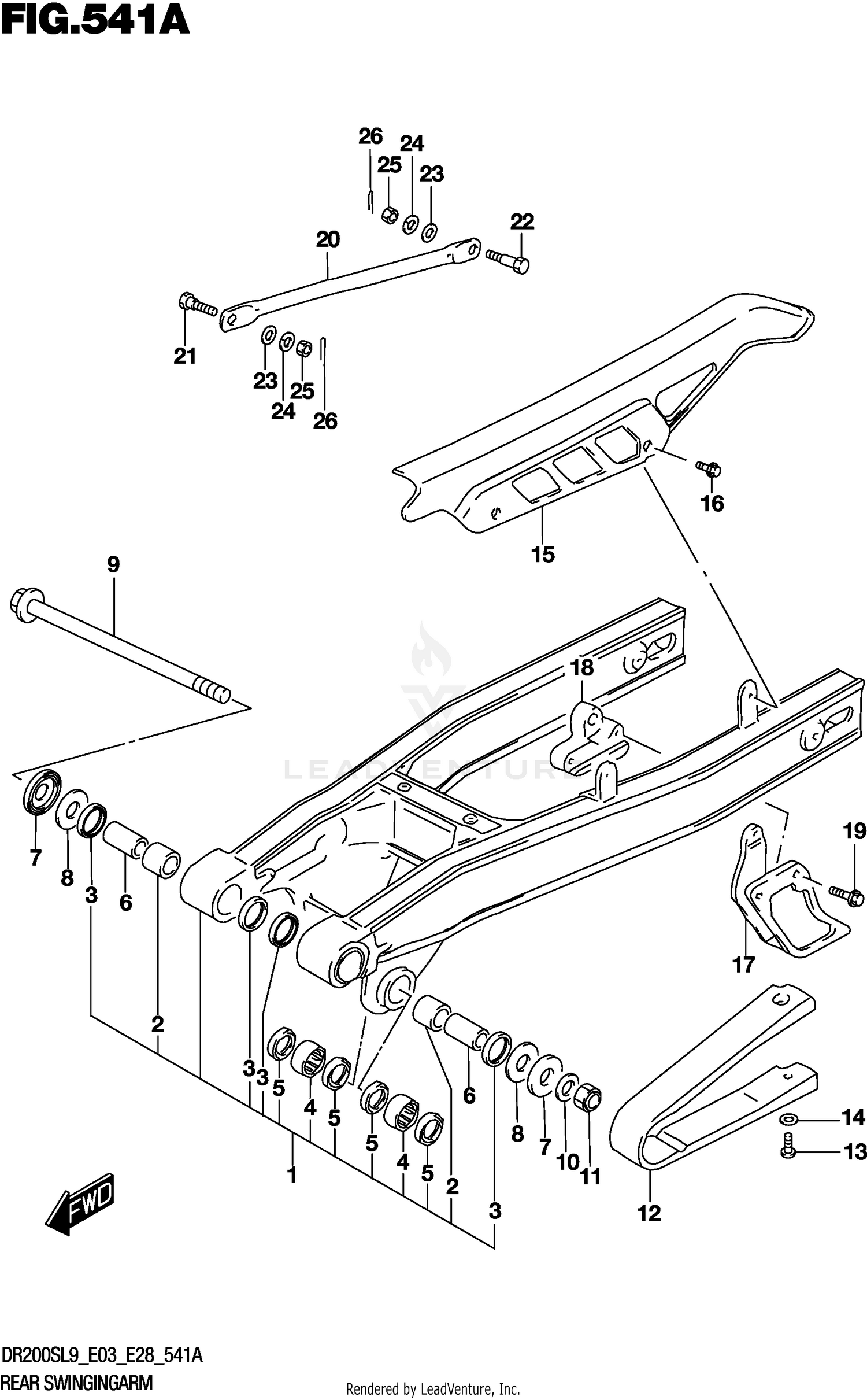REAR SWINGINGARM