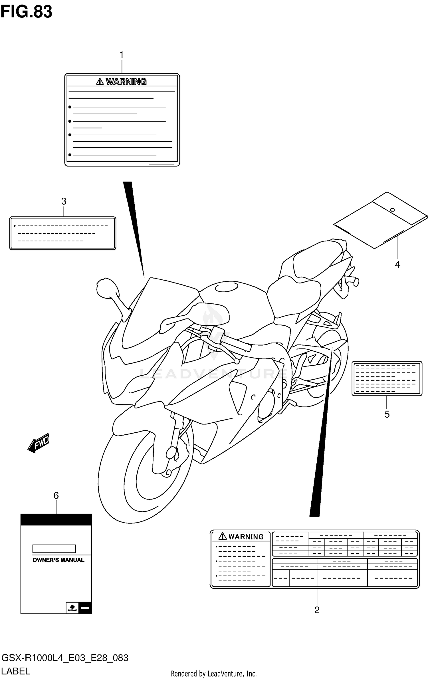 LABEL (GSX-R1000L4 E33)