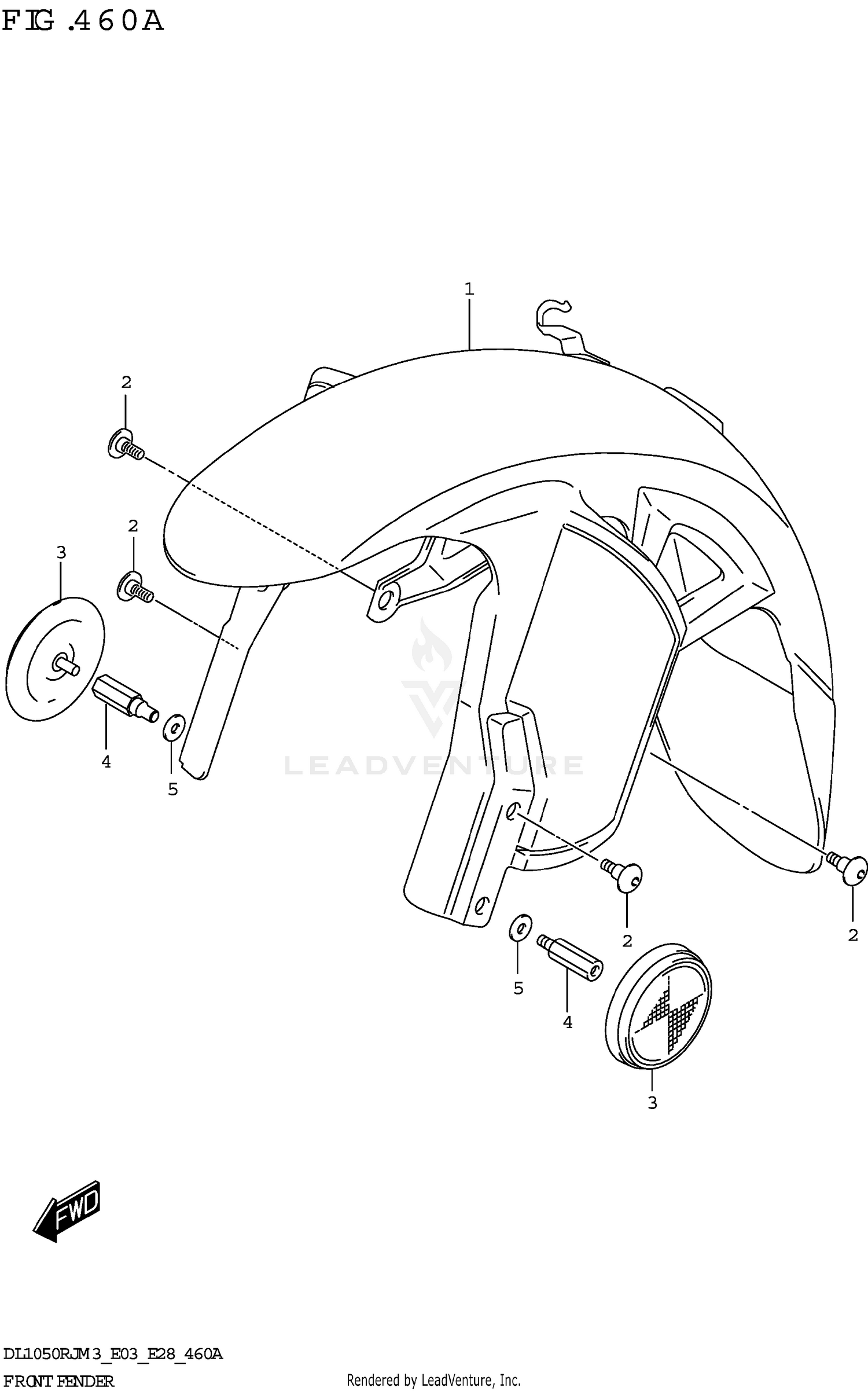 FRONT FENDER (DL1050RR)