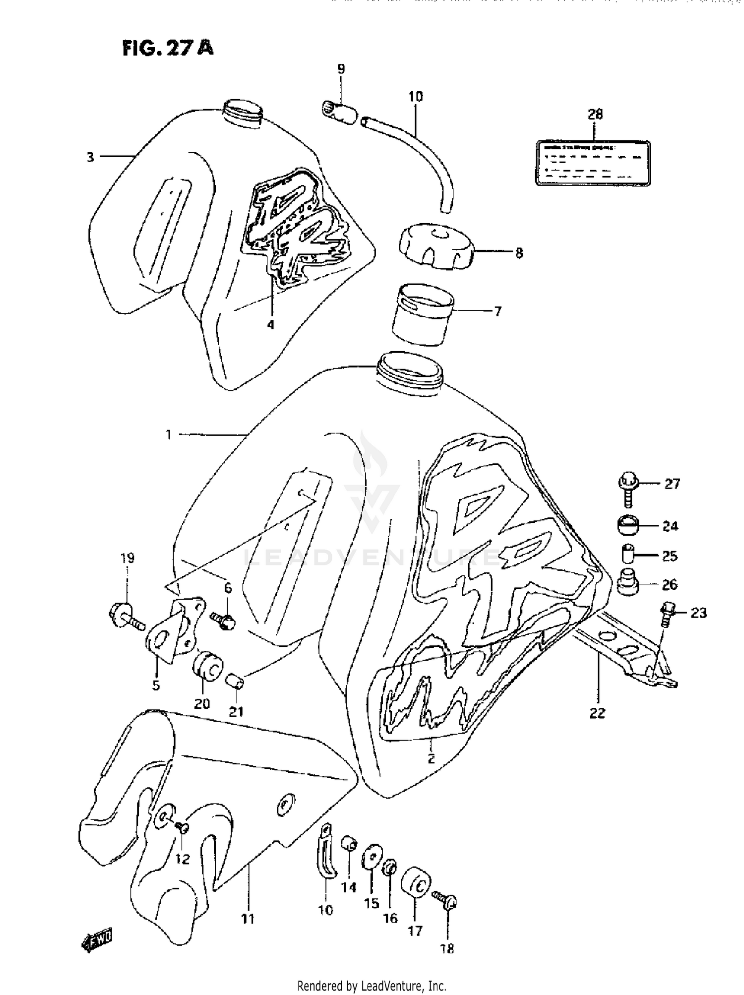 FUEL TANK (MODEL N/P)