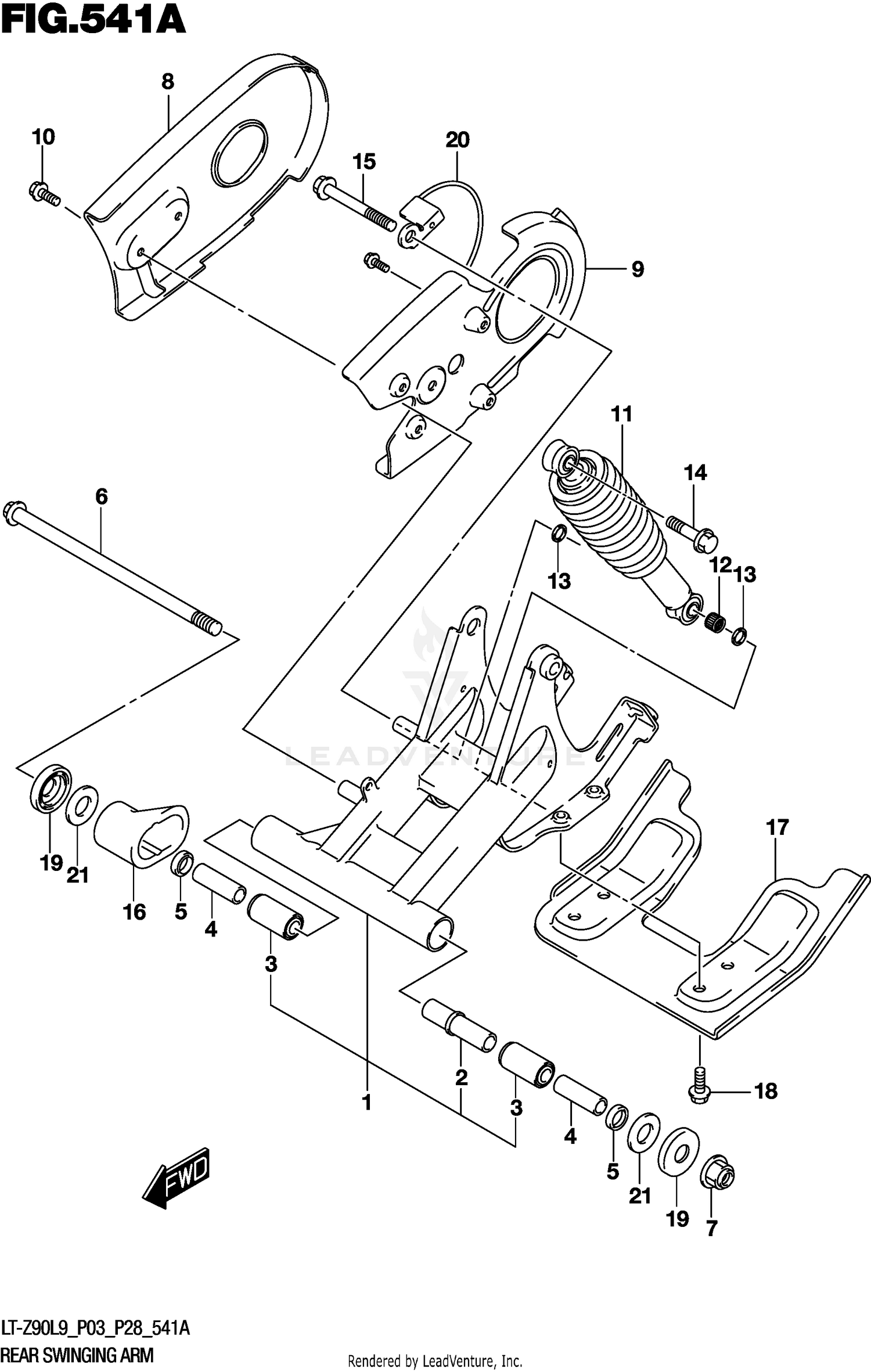 REAR SWINGINGARM
