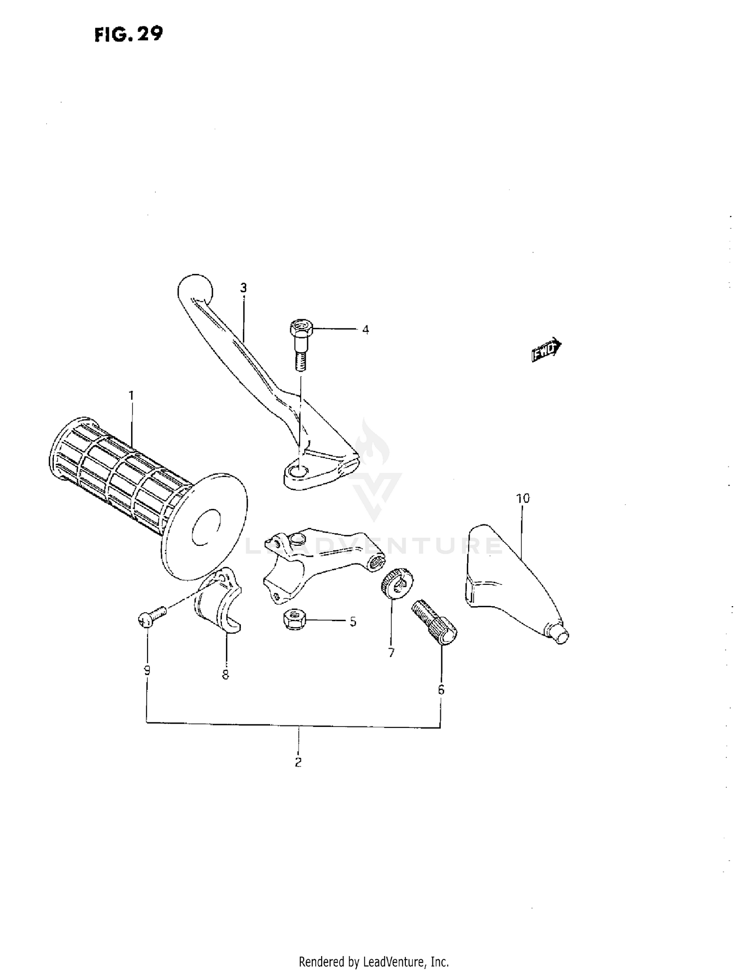 LEFT HANDLE GRIP (G/H/J)