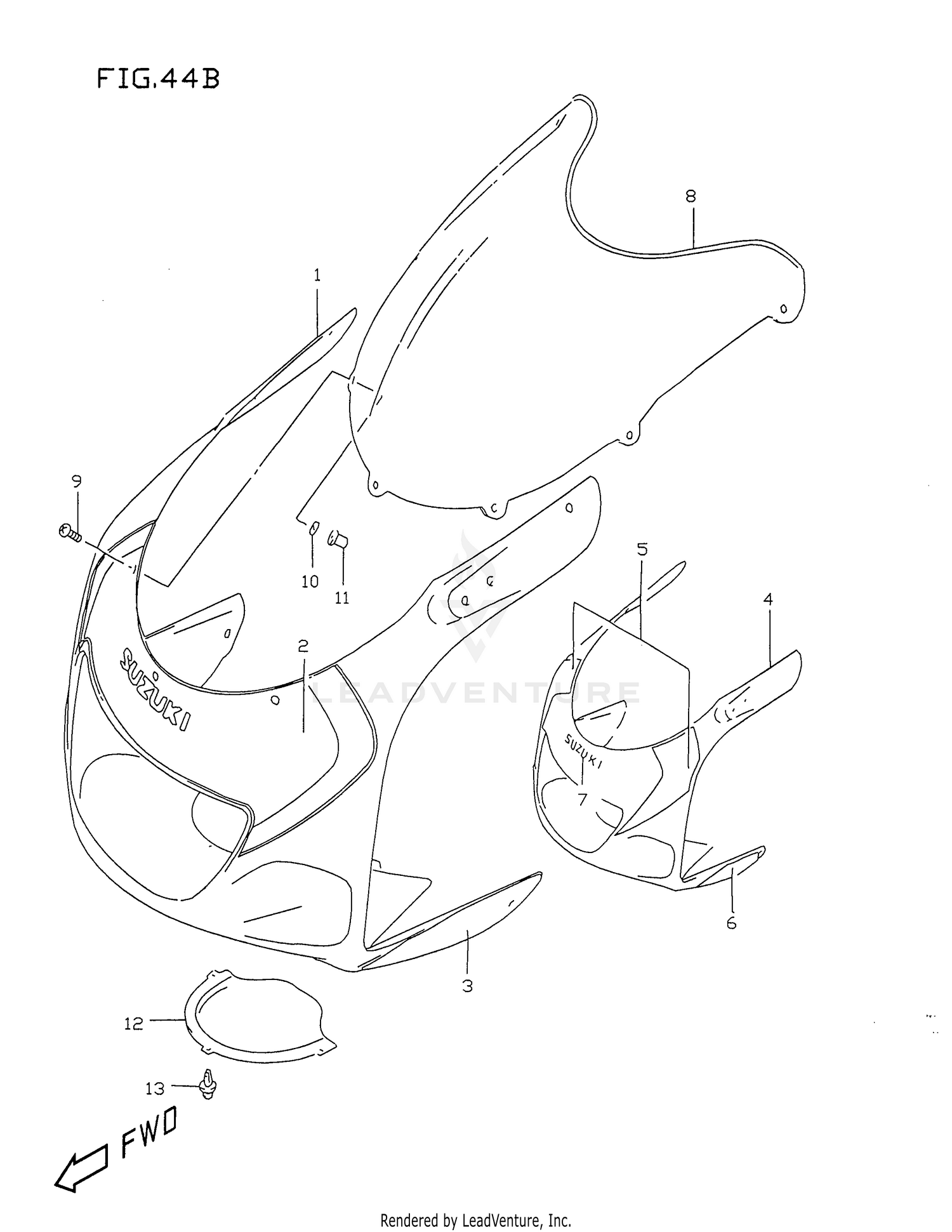COWLING BODY (MODEL W)
