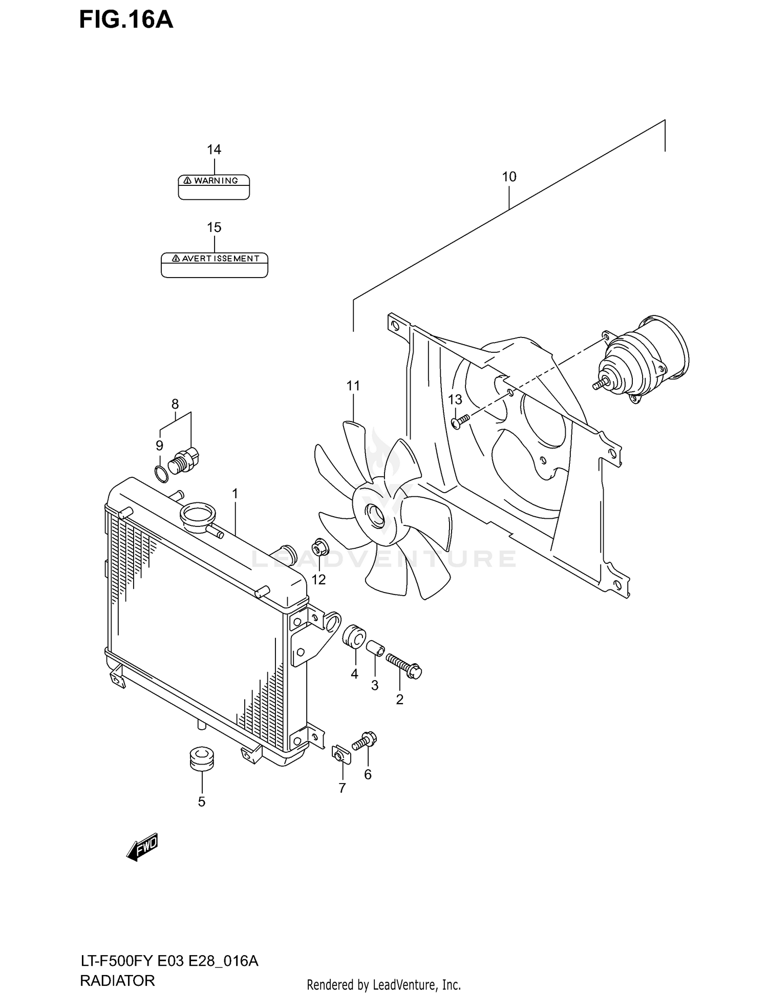 RADIATOR (MODEL K1/K2)