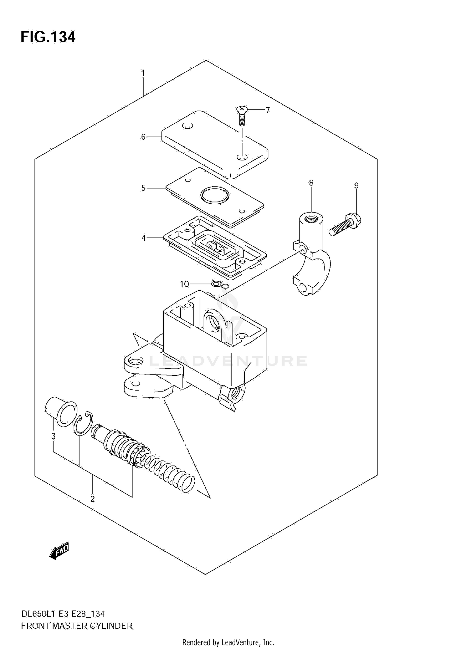 FRONT MASTER CYLINDER