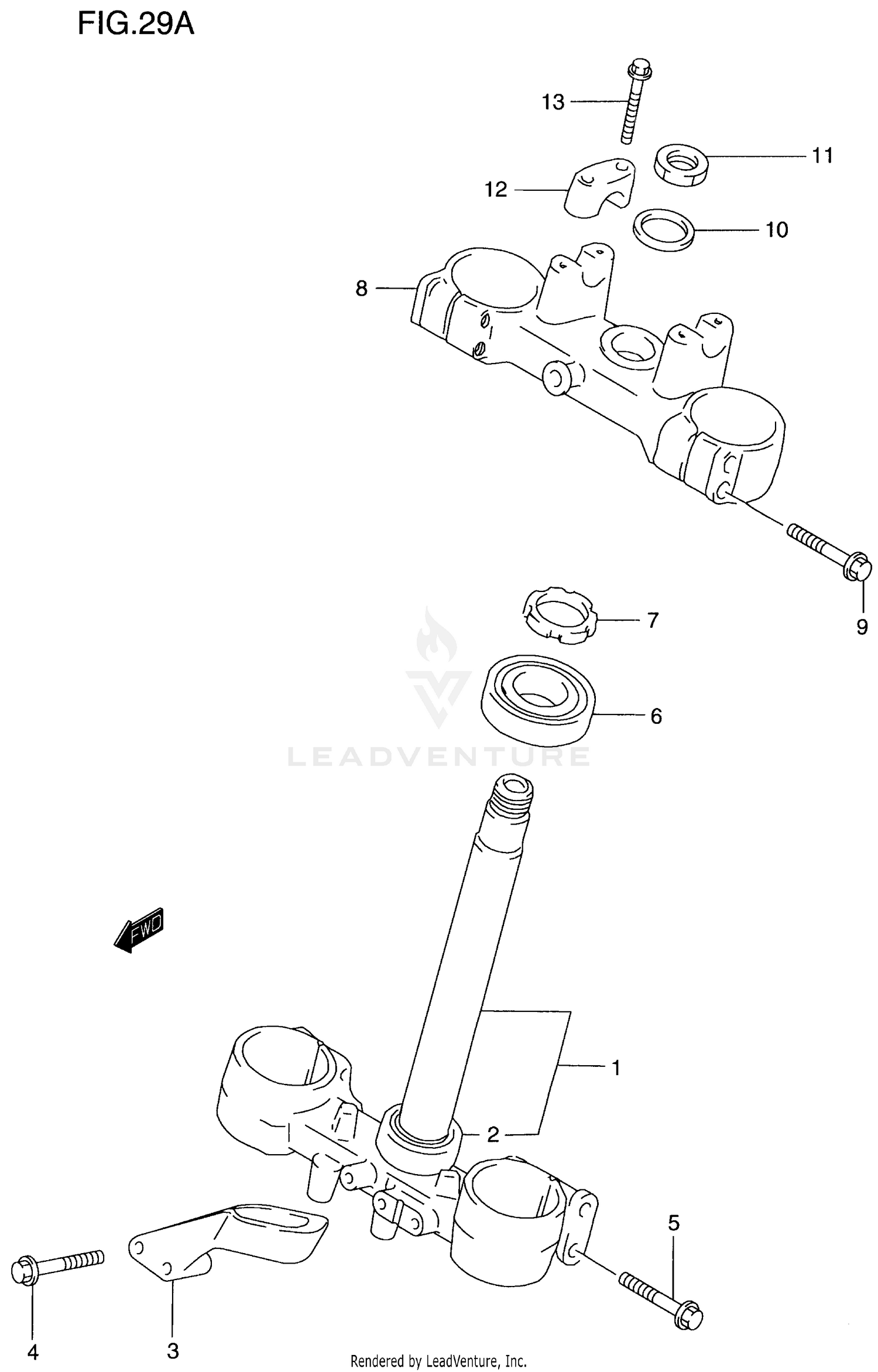 STEERING STEM (MODEL X/Y)