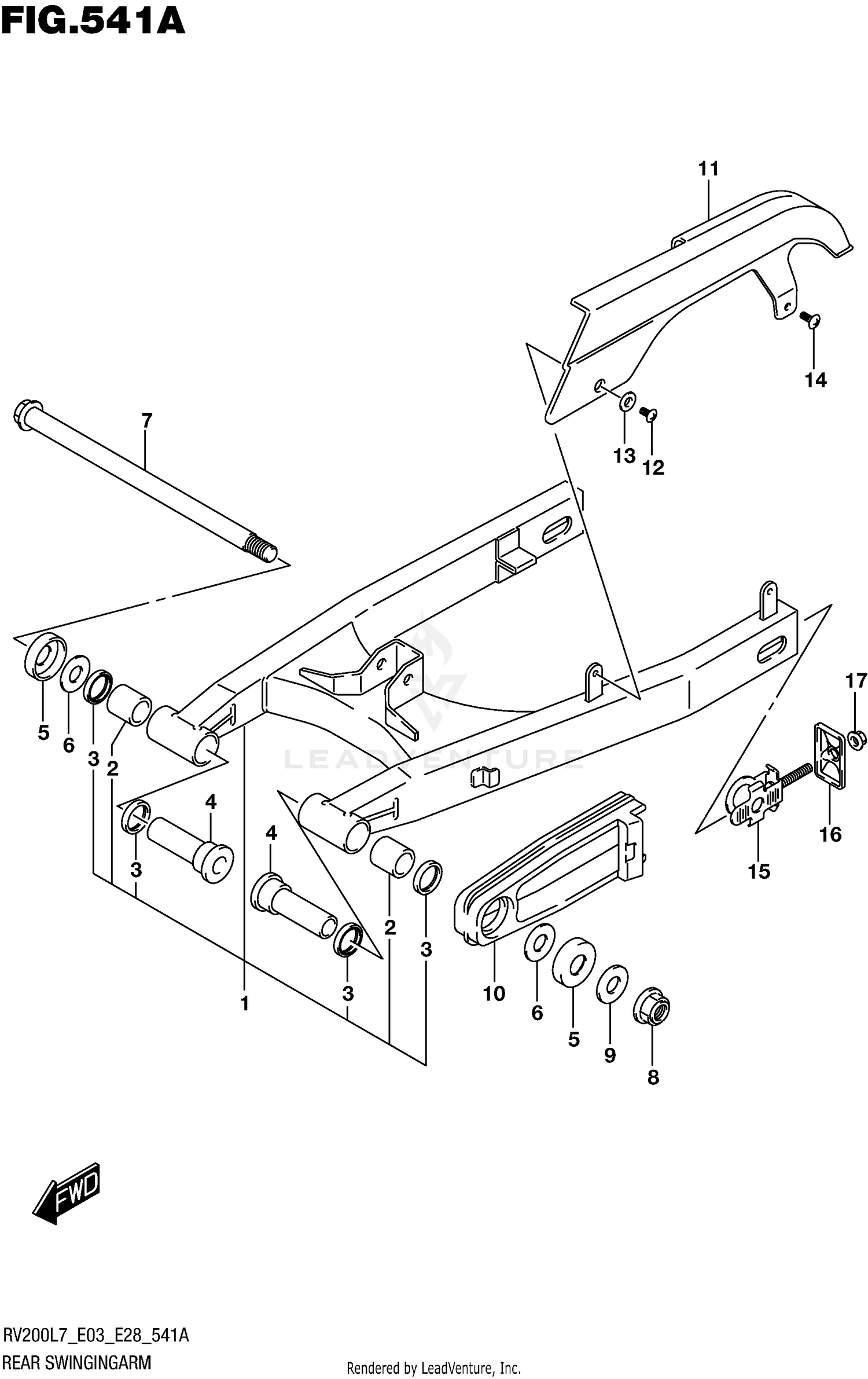 REAR SWINGINGARM