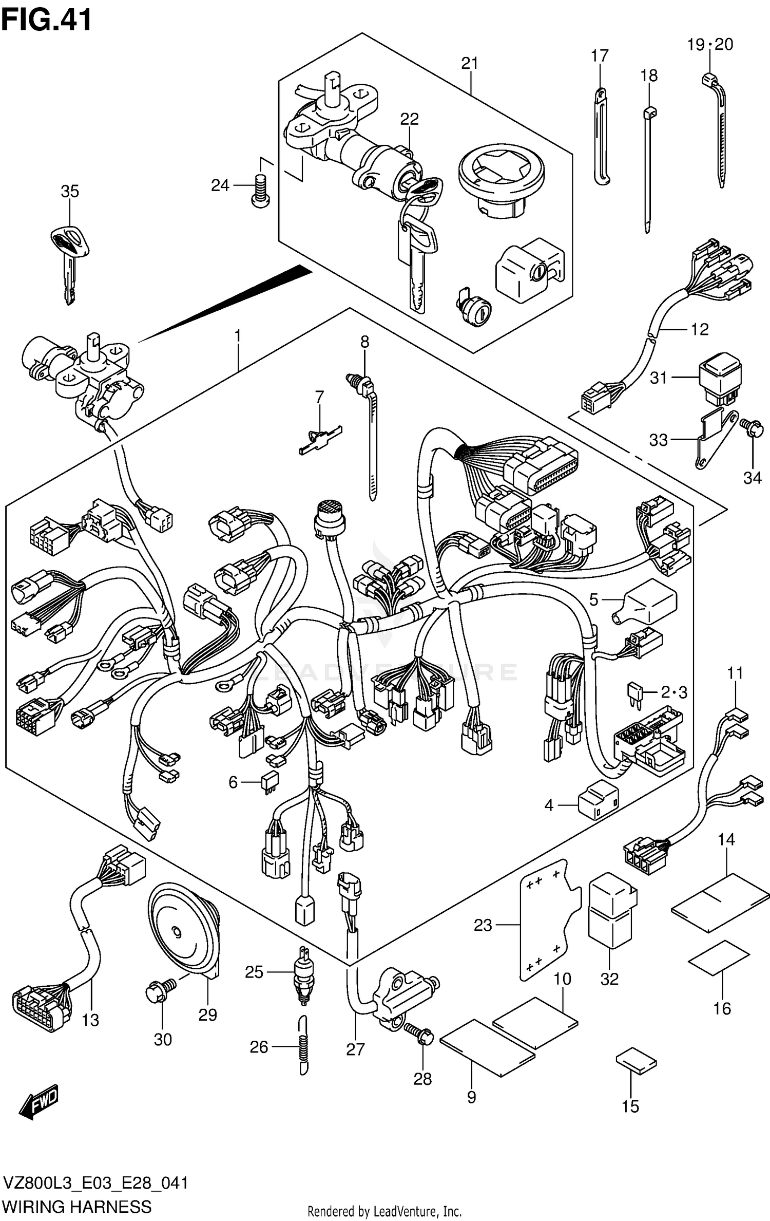 WIRING HARNESS (VZ800L3 E33)